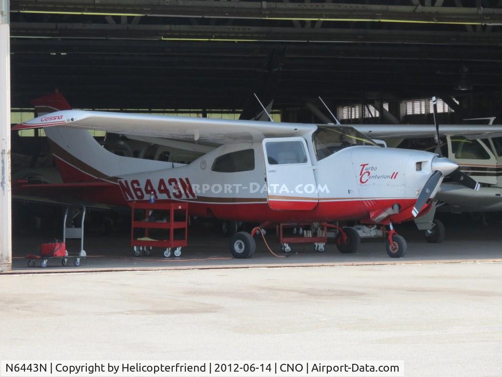 N6443N, 1978 Cessna T210N Turbo Centurion C/N 21063019, Parked in a hanger and being worked on