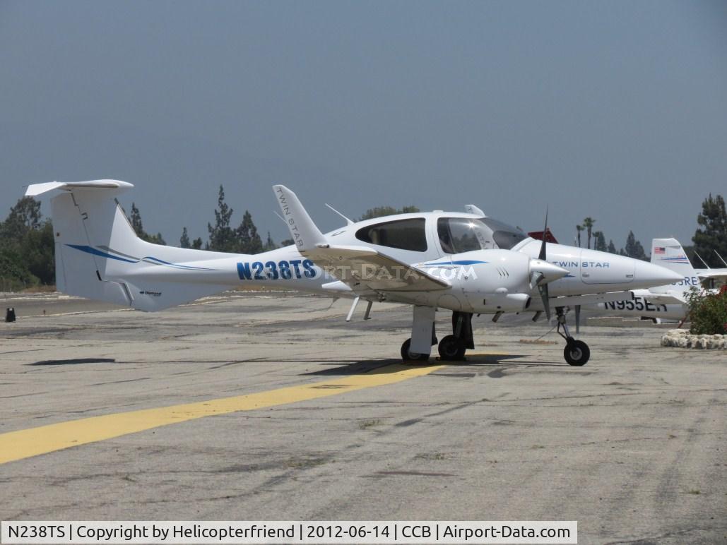 N238TS, 2007 Diamond DA-42 Twin Star C/N 42.AC038, Parked north of Maniac Mike's Cafe