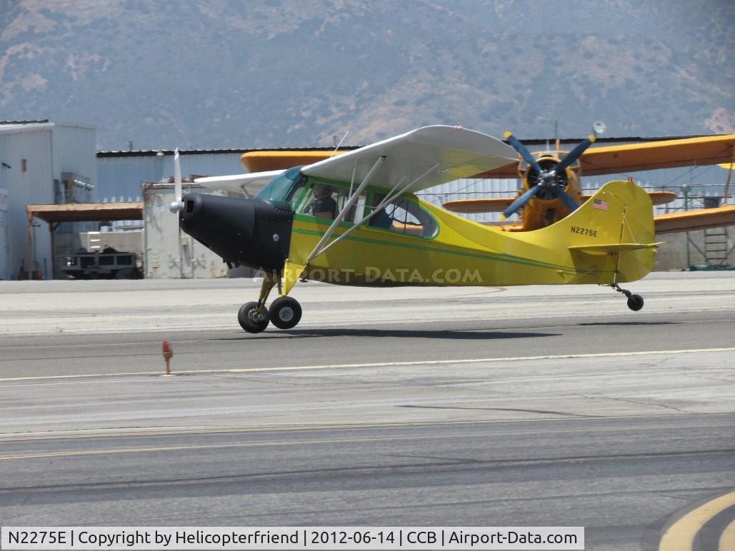 N2275E, 1946 Aeronca 7AC Champion C/N 7AC-5849, Tail wheel coming up on take off