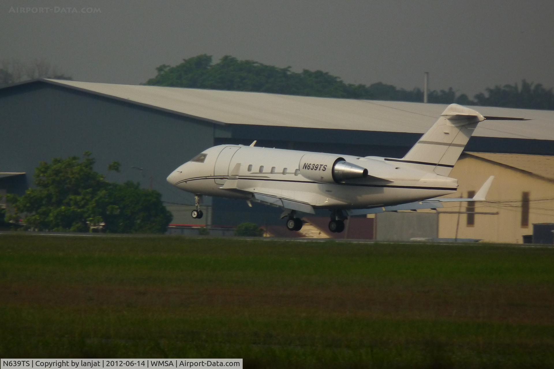 N639TS, 1993 Canadair Challenger 601-3R (CL-600-2B16) C/N 5139, Normal Visitor