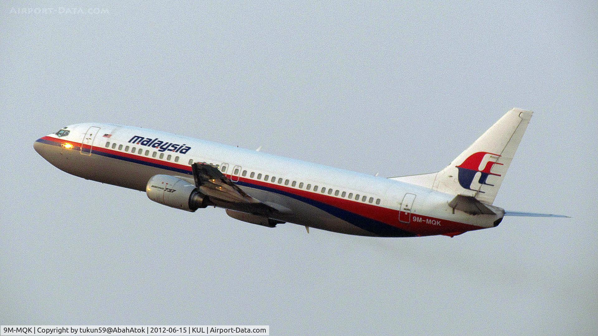 9M-MQK, Boeing 737-4H6 C/N 27384, Malaysia Airlines