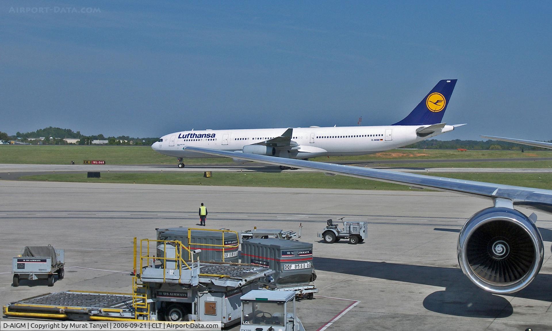 D-AIGM, 1997 Airbus A340-313 C/N 158, Coming to take me to Munich
