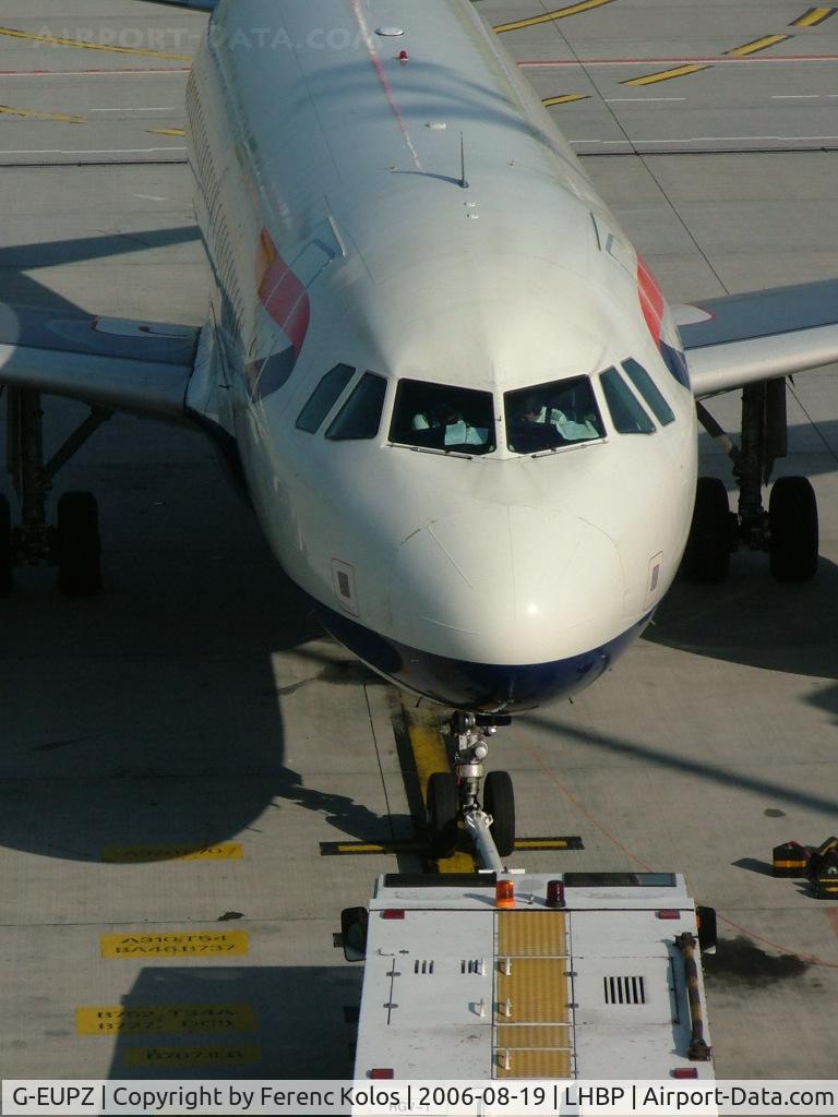 G-EUPZ, 2001 Airbus A319-131 C/N 1510, Ferihegy