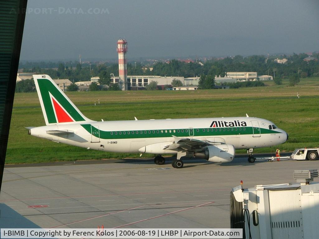 I-BIMB, 2003 Airbus A319-112 C/N 2033, Ferihegy