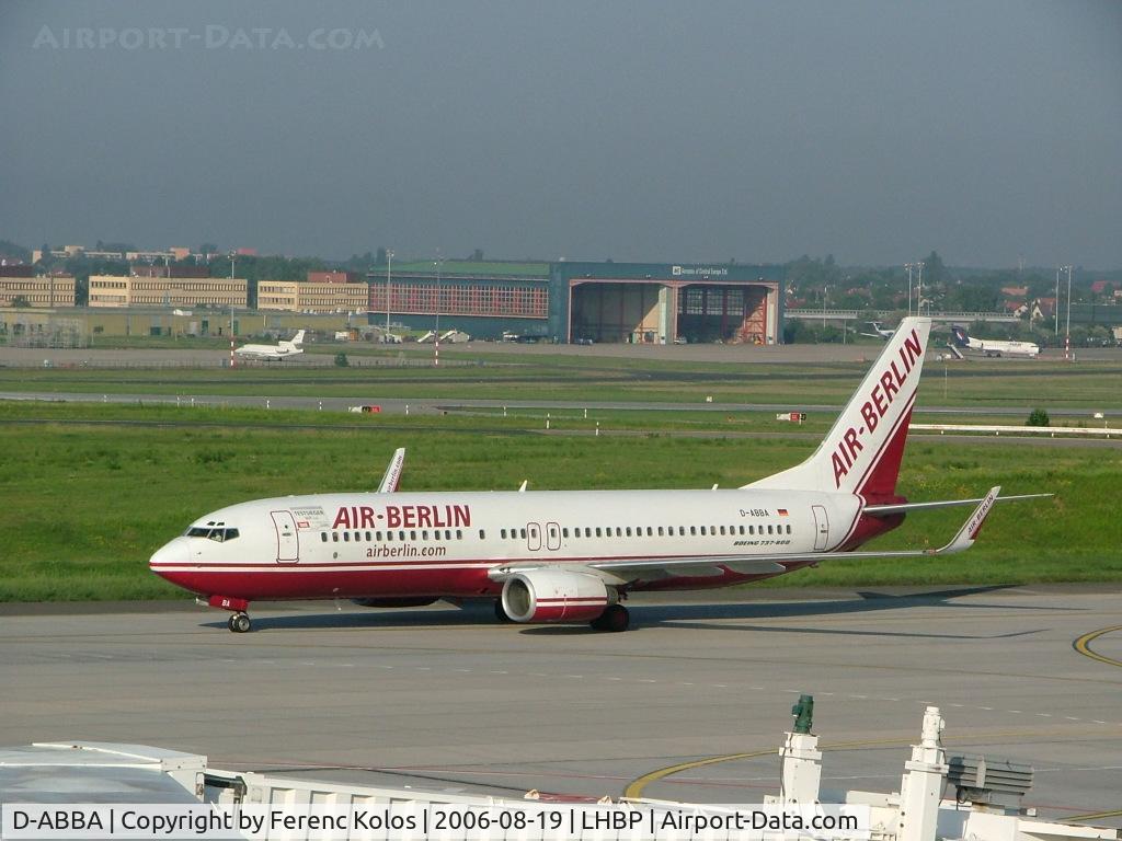 D-ABBA, 2001 Boeing 737-86J C/N 30570, Ferihegy