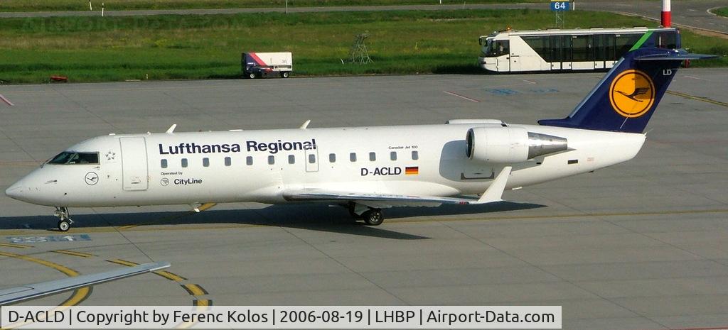 D-ACLD, Canadair CRJ-100LR (CL-600-2B19) C/N 7009, Ferihegy