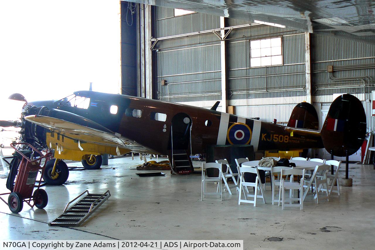N70GA, 1946 Beech D18S C/N A-177, CAF Beech 18 in the Cavanaugh Flight Museum Hanger at Addison Airport