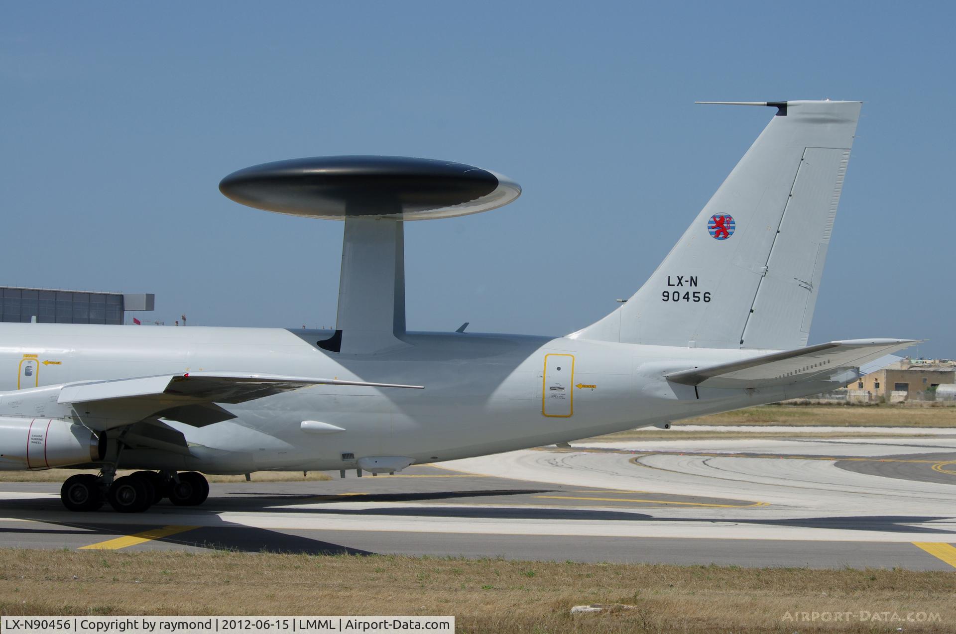 LX-N90456, 1984 Boeing E-3A Sentry C/N 22851, Radar part of E-3A Sentry LX-N90456 of Nato in Malta.