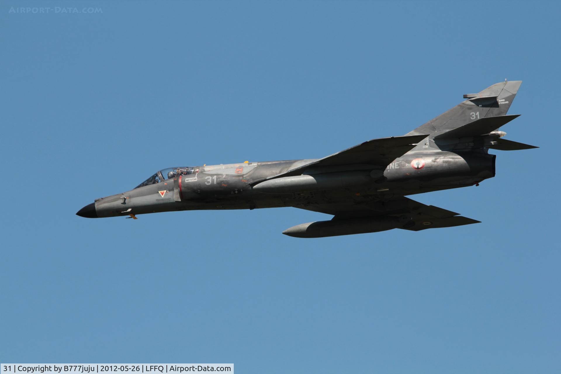 31, Dassault Super Etendard C/N 31, on display at La Ferté Alais 2012