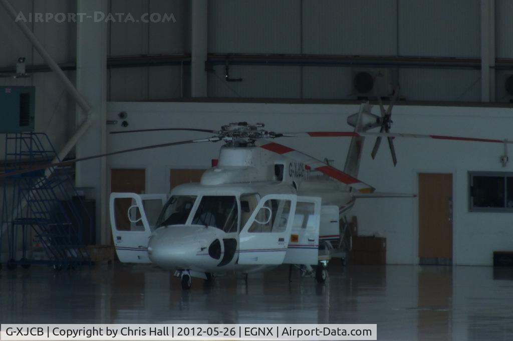 G-XJCB, 2006 Sikorsky S-76C C/N 760616, inside the JCB hangar