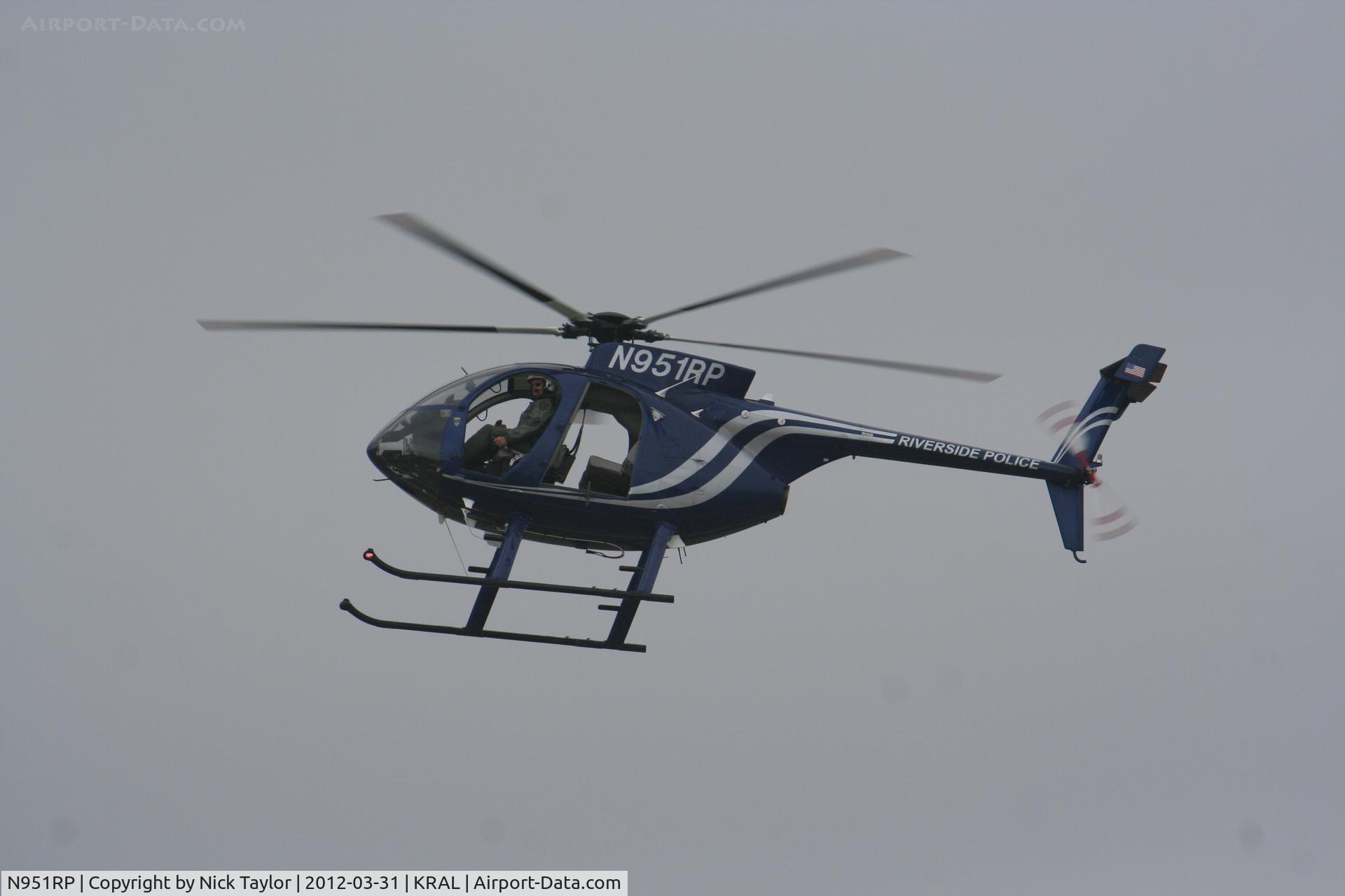 N951RP, 2008 MD Helicopters 369E C/N 0583E, Riverside Police