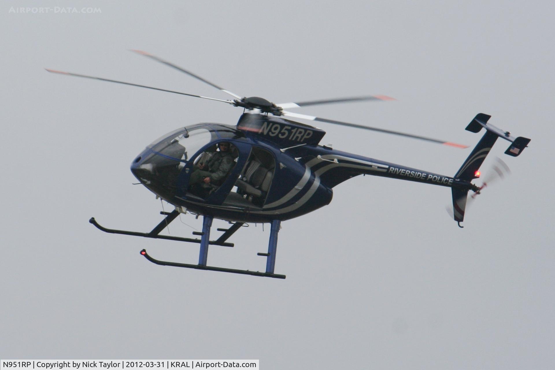 N951RP, 2008 MD Helicopters 369E C/N 0583E, Riverside PD