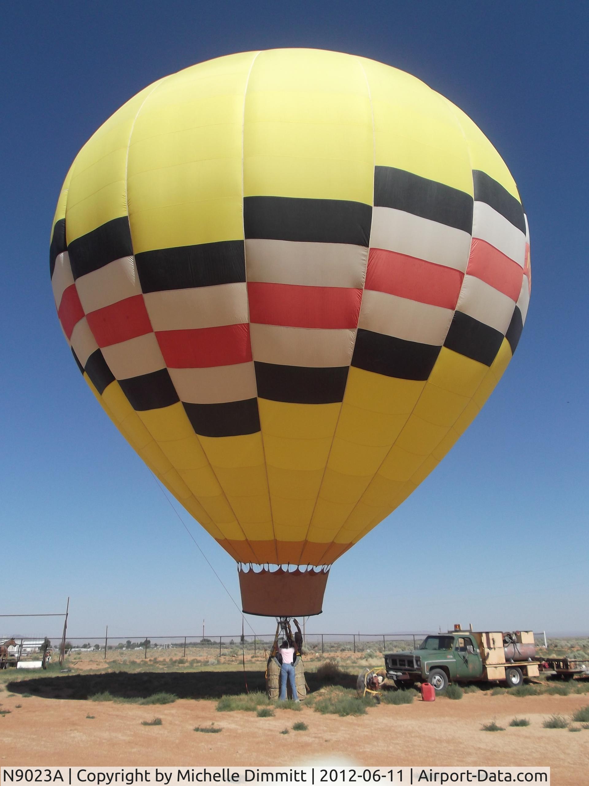 N9023A, 1976 Adams Balloon A55S C/N 019, This flight system is an ADAMS POP-TOP Model and is, now, back in Los Lunas, NM