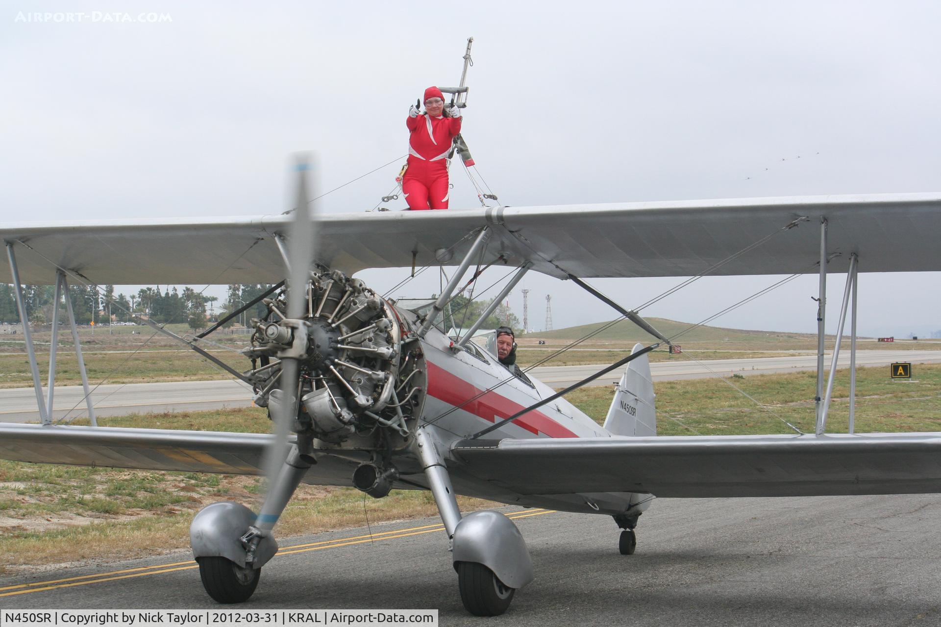 N450SR, 1942 Boeing B75N1 C/N 75-7016, Thumbs up!