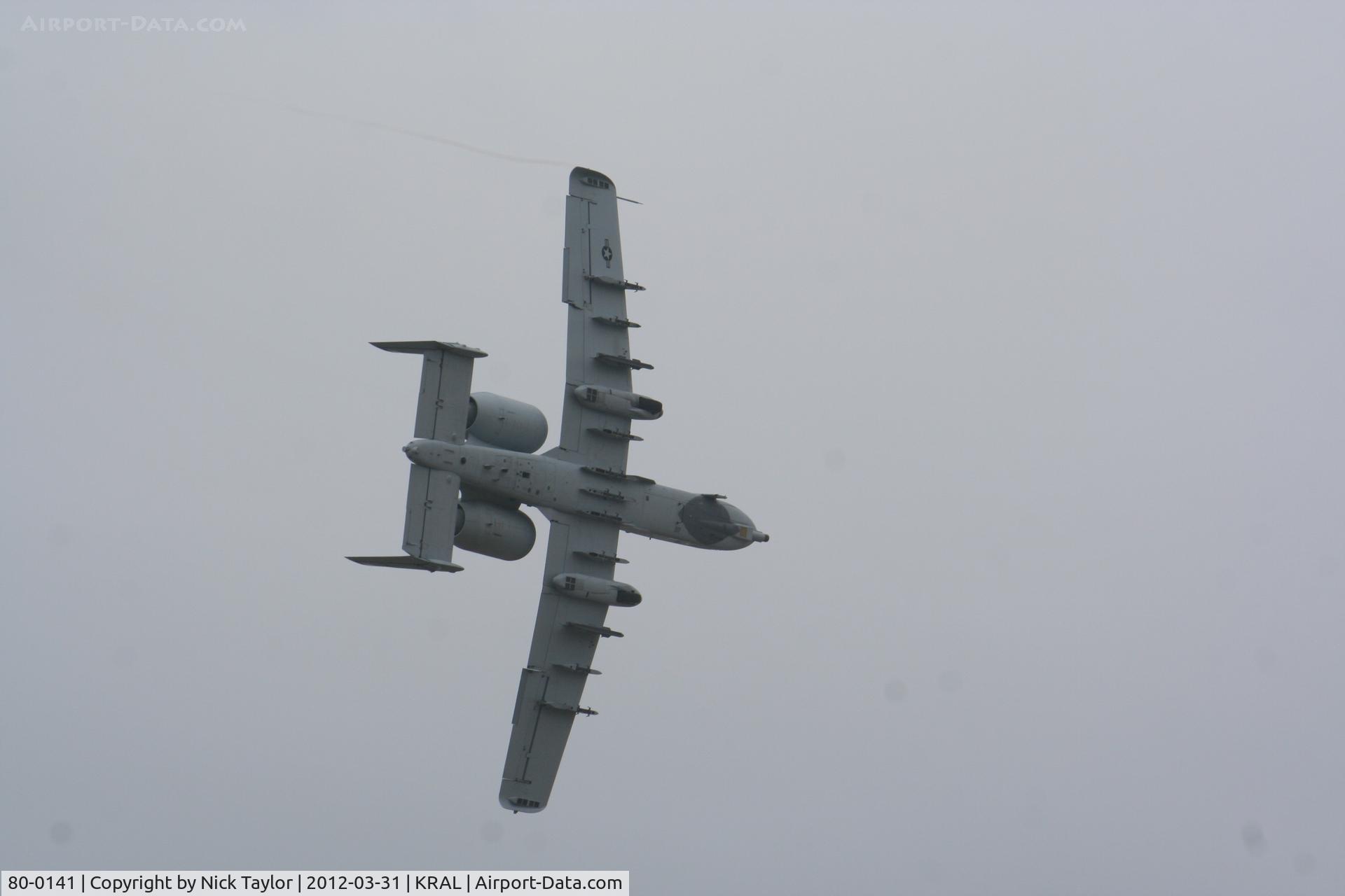 80-0141, 1980 Fairchild Republic A-10C Thunderbolt II C/N A10-0491, Riverside Air Show