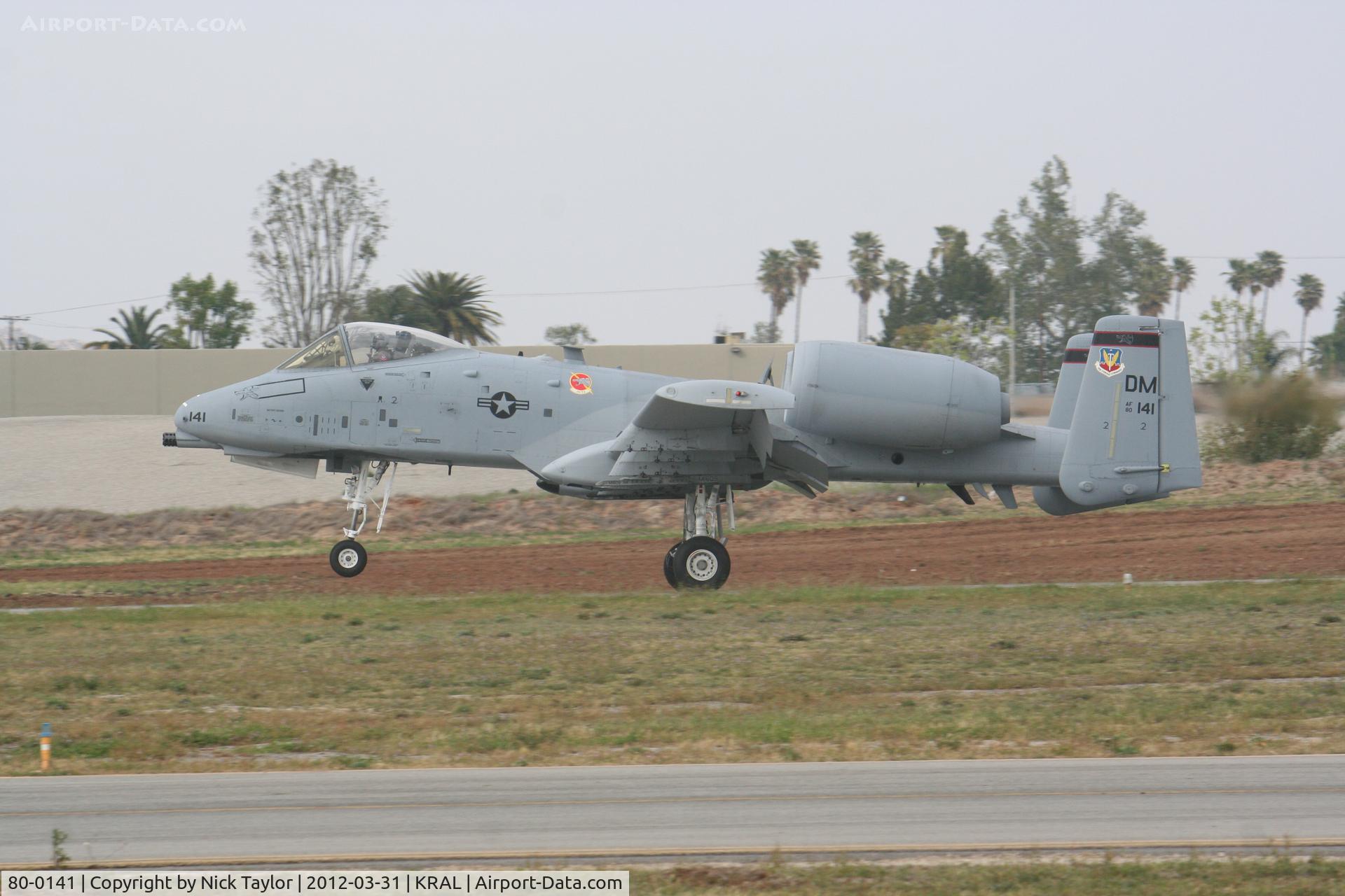 80-0141, 1980 Fairchild Republic A-10C Thunderbolt II C/N A10-0491, A-10C