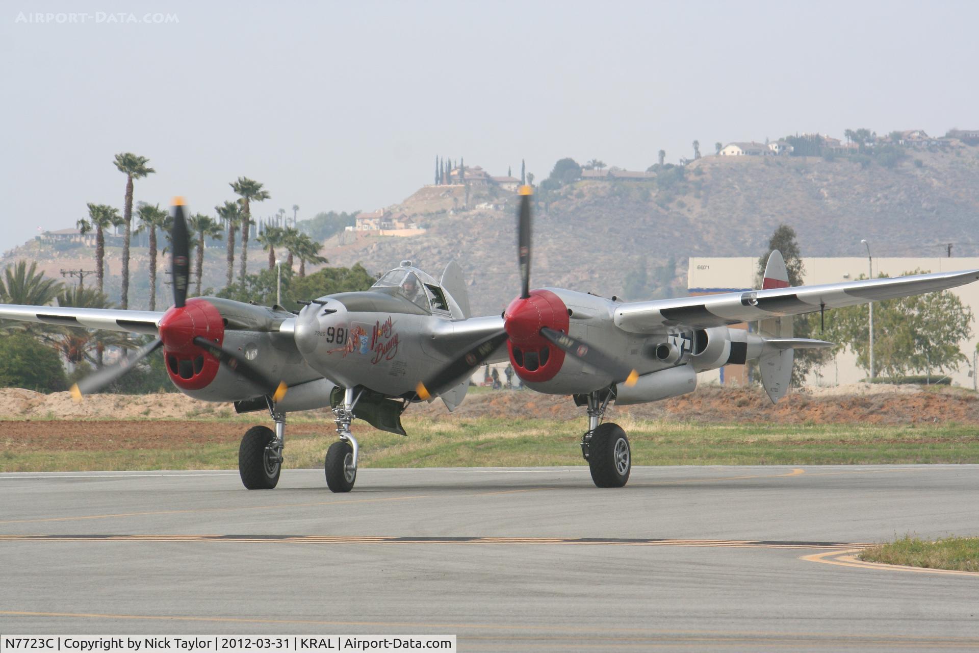 N7723C, 1944 Lockheed P-38L-5 Lightning C/N 7985, P-38L