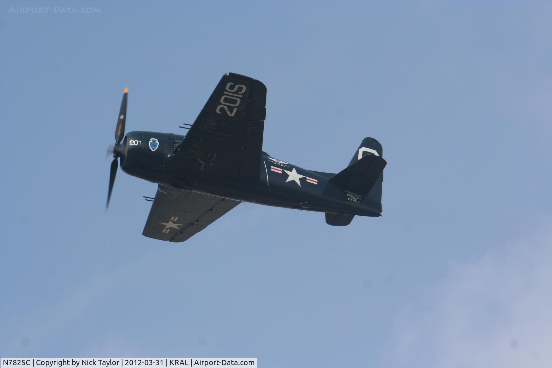 N7825C, 1948 Grumman F8F-2 (G58) Bearcat C/N D.1227, Bearcat pass