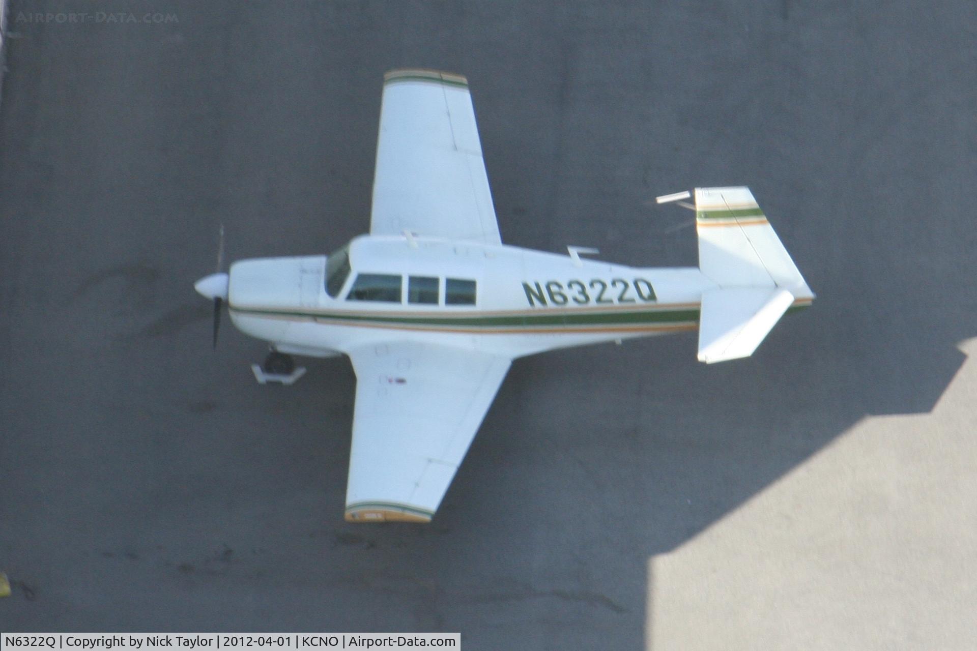 N6322Q, 1967 Mooney M20F Executive C/N 670415, Parked on the north side