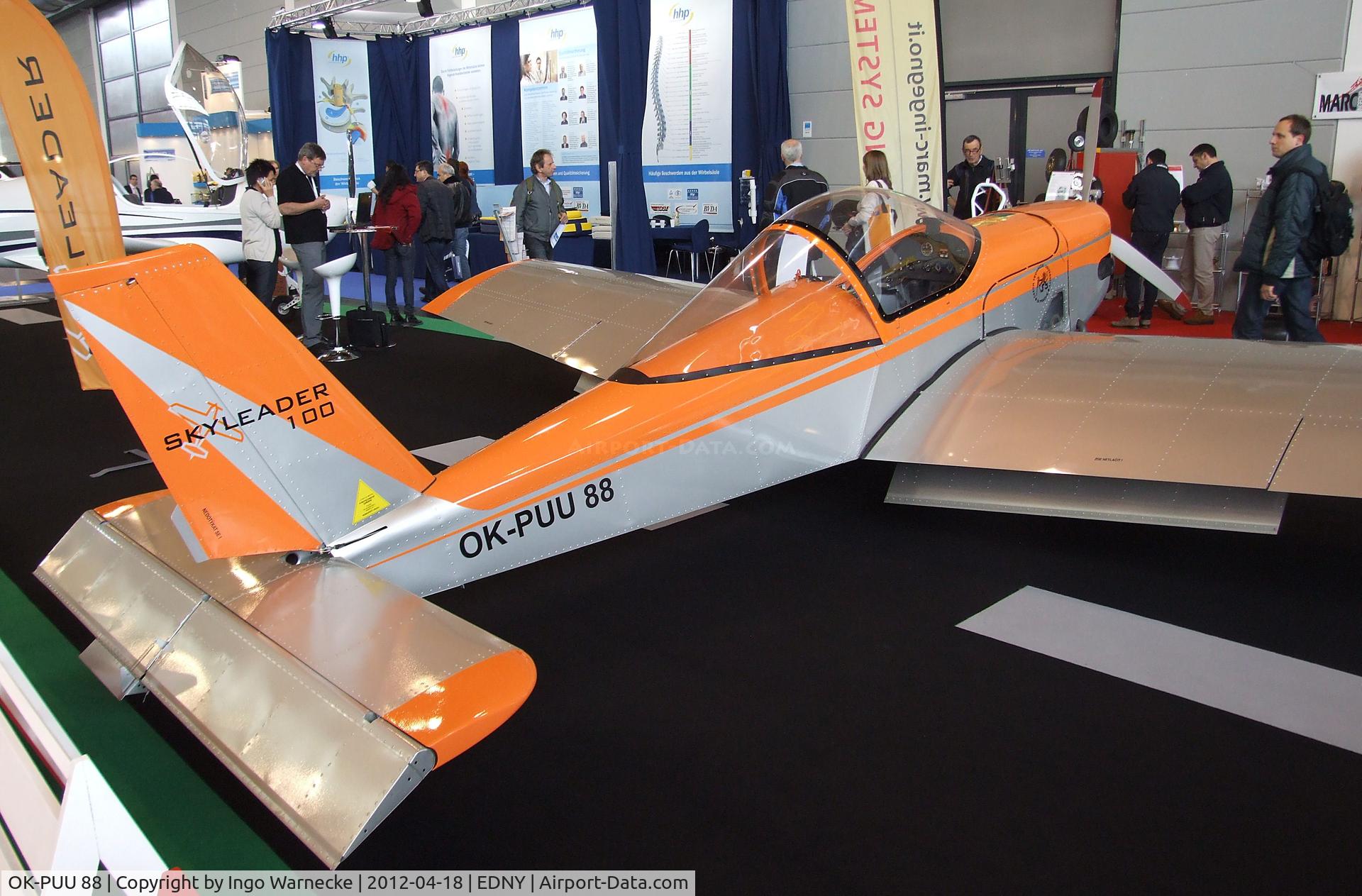OK-PUU 88, Jihlavan Skyleader 100 C/N 1 001001 P, Jihlavan Skyleader 100 at the AERO 2012, Friedrichshafen