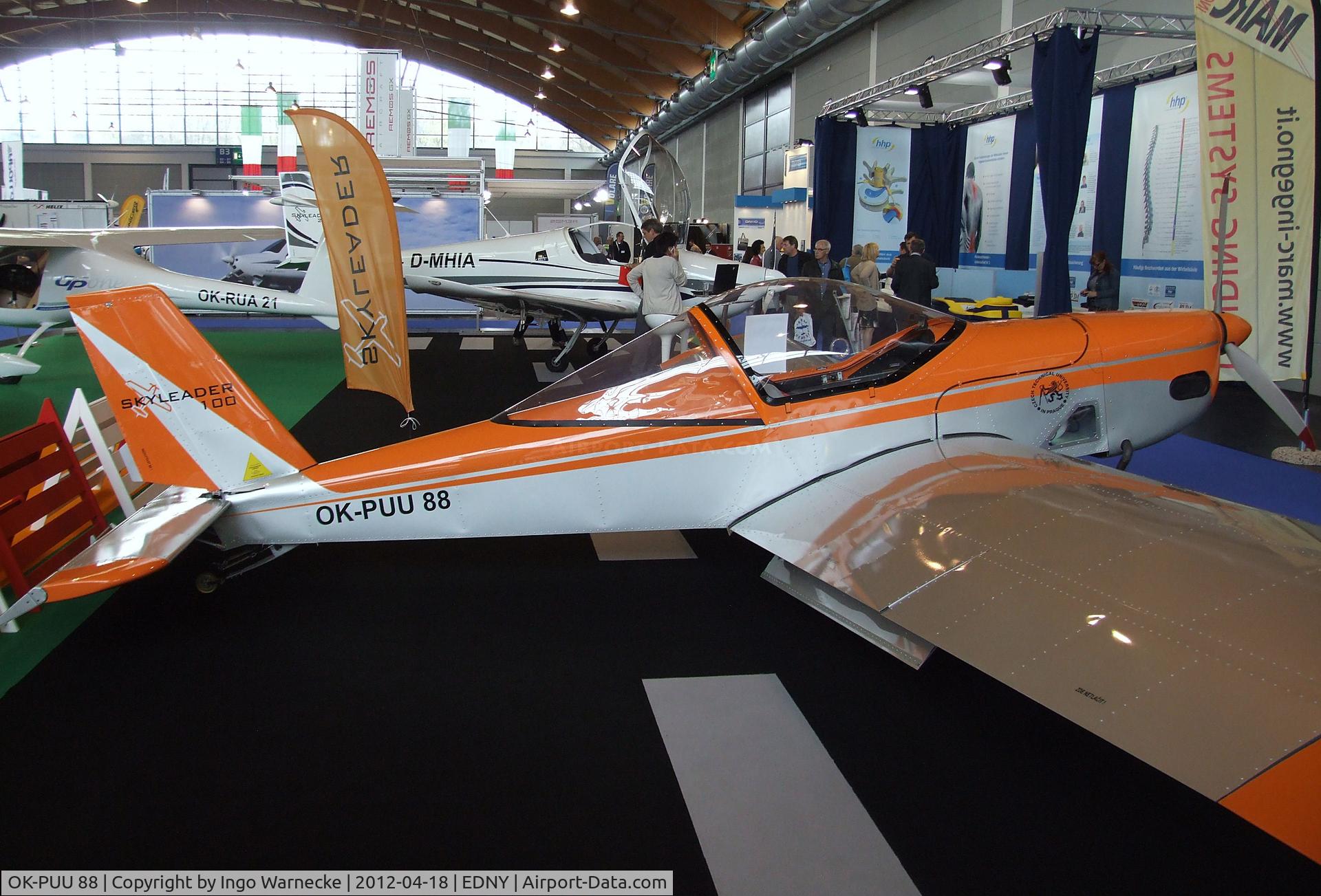 OK-PUU 88, Jihlavan Skyleader 100 C/N 1 001001 P, Jihlavan Skyleader 100 at the AERO 2012, Friedrichshafen