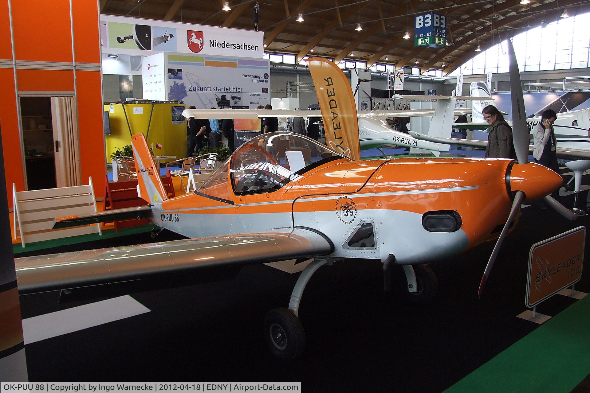 OK-PUU 88, Jihlavan Skyleader 100 C/N 1 001001 P, Jihlavan Skyleader 100 at the AERO 2012, Friedrichshafen