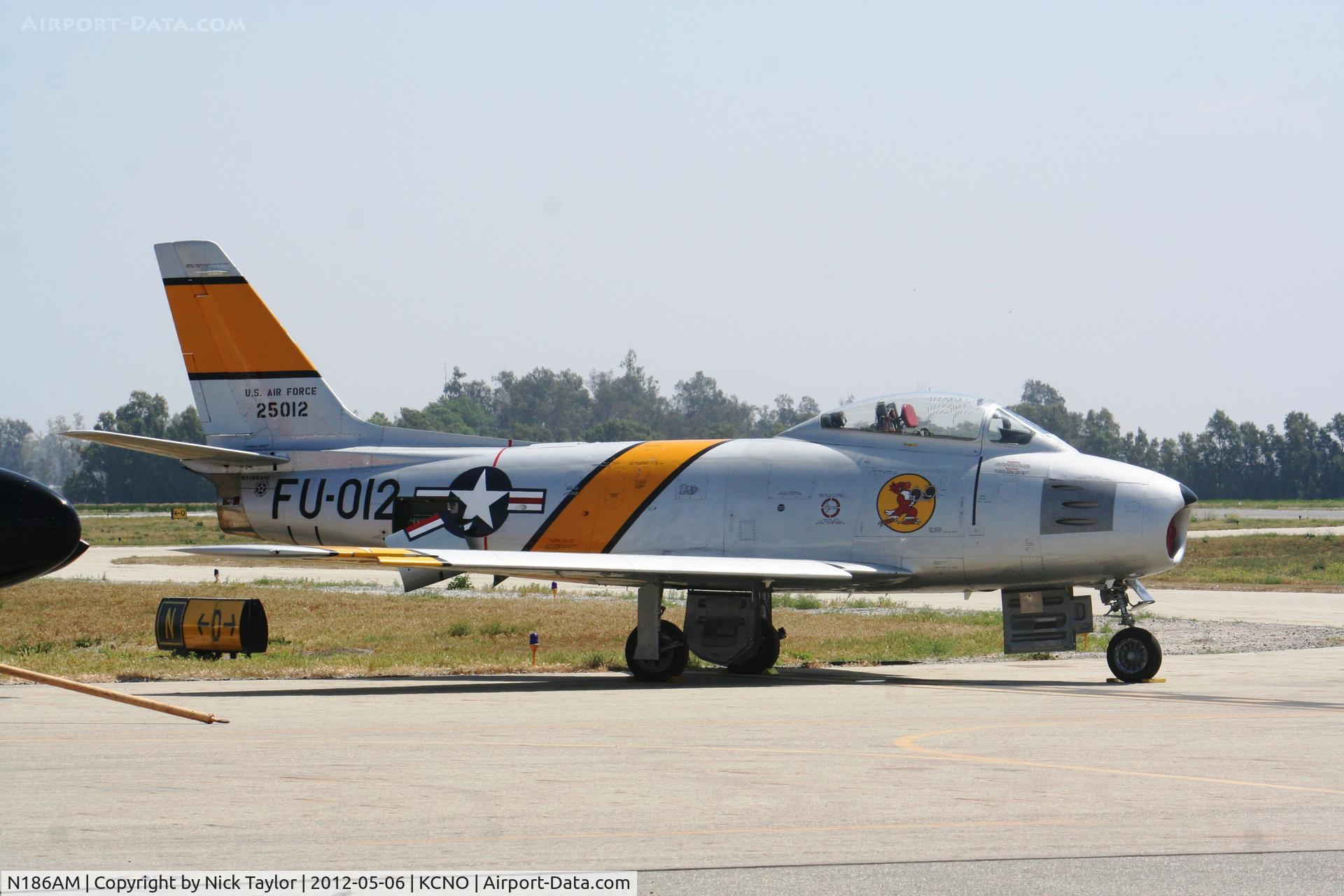 N186AM, 1952 North American F-86F Sabre C/N 191-708, Planes of fame F-86F