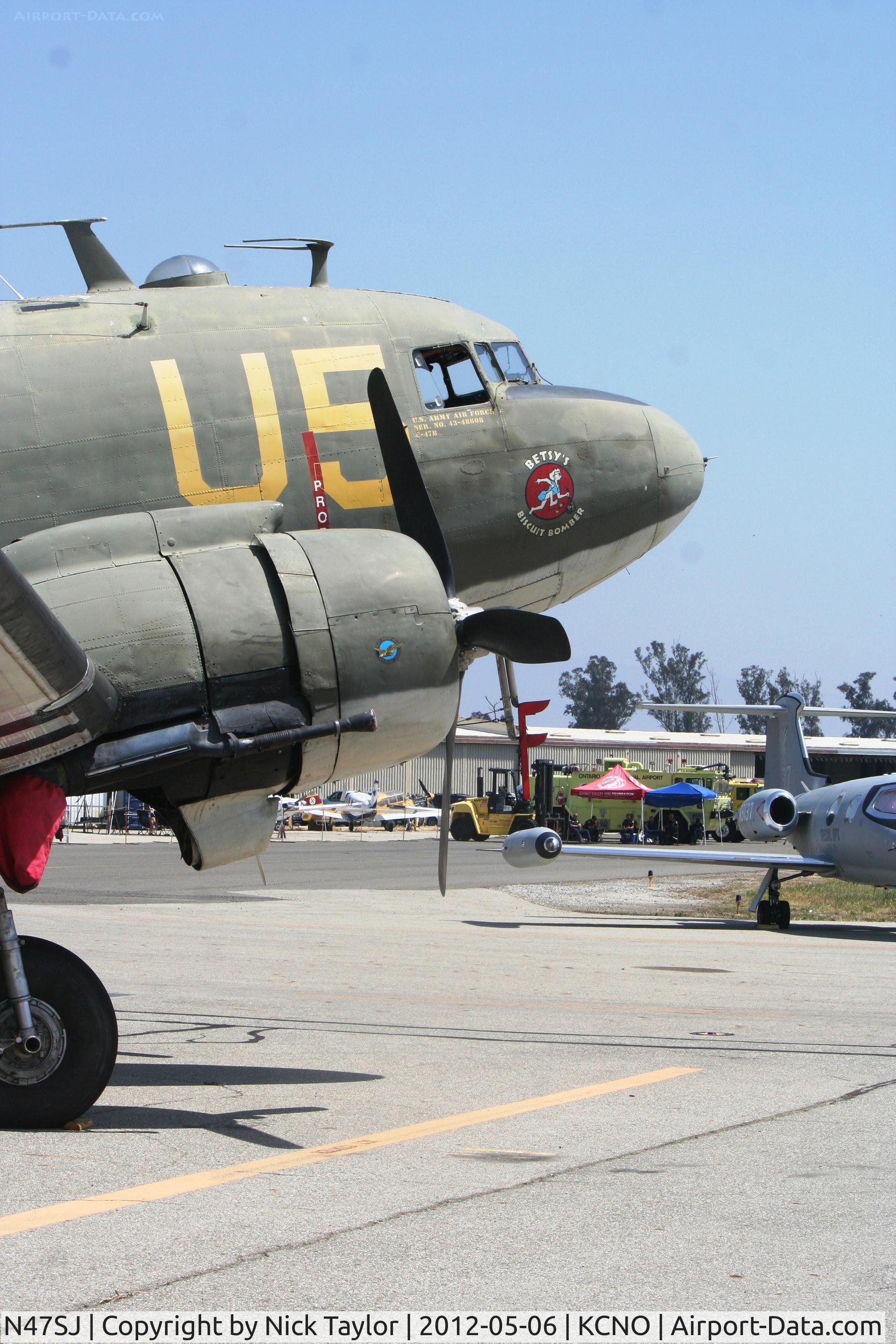 N47SJ, 1943 Douglas DC3C-R (C-47B-5-DK) C/N 14423, Biscuit Bomber