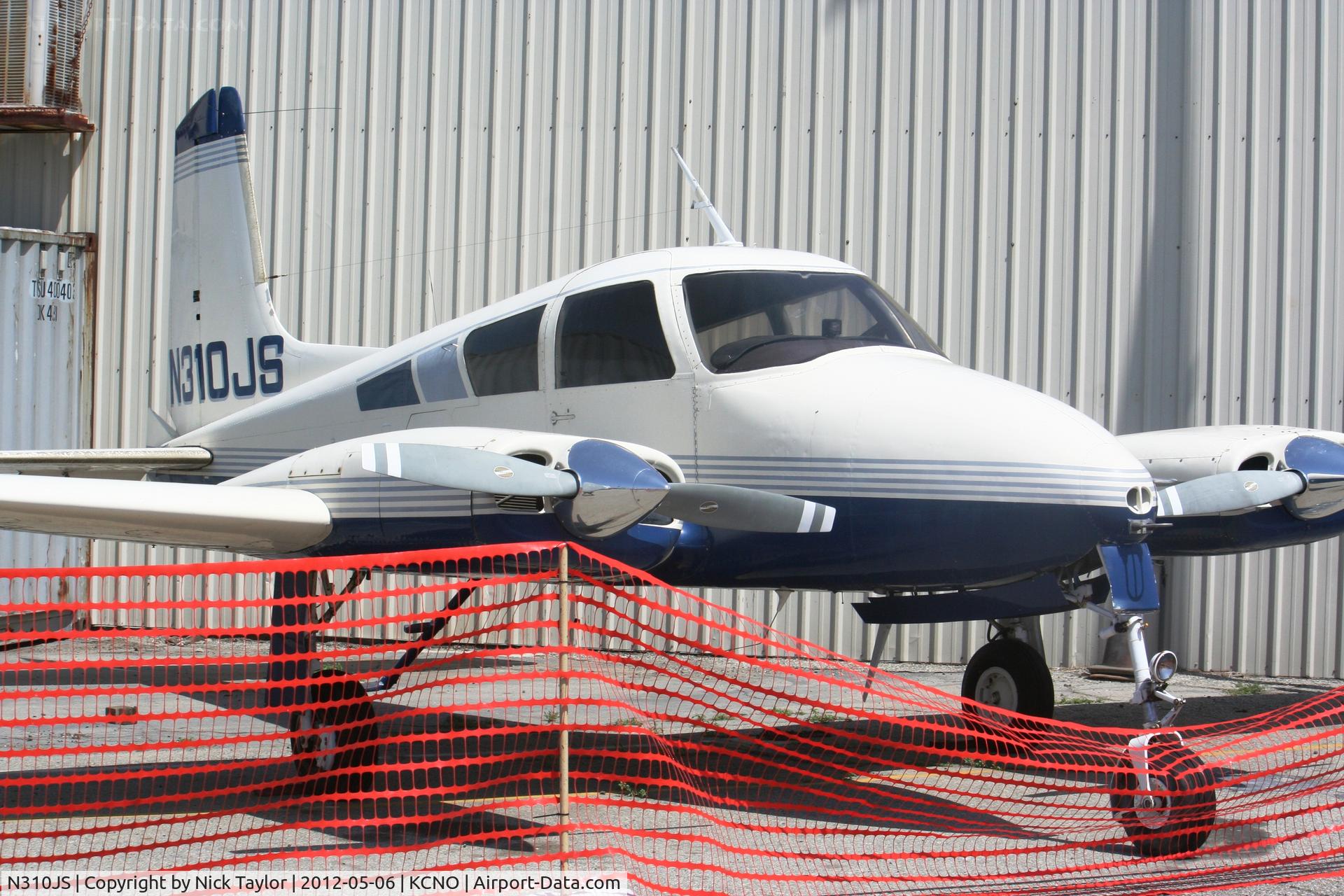 N310JS, 1957 Cessna 310B C/N 35549, Sitting at Chino