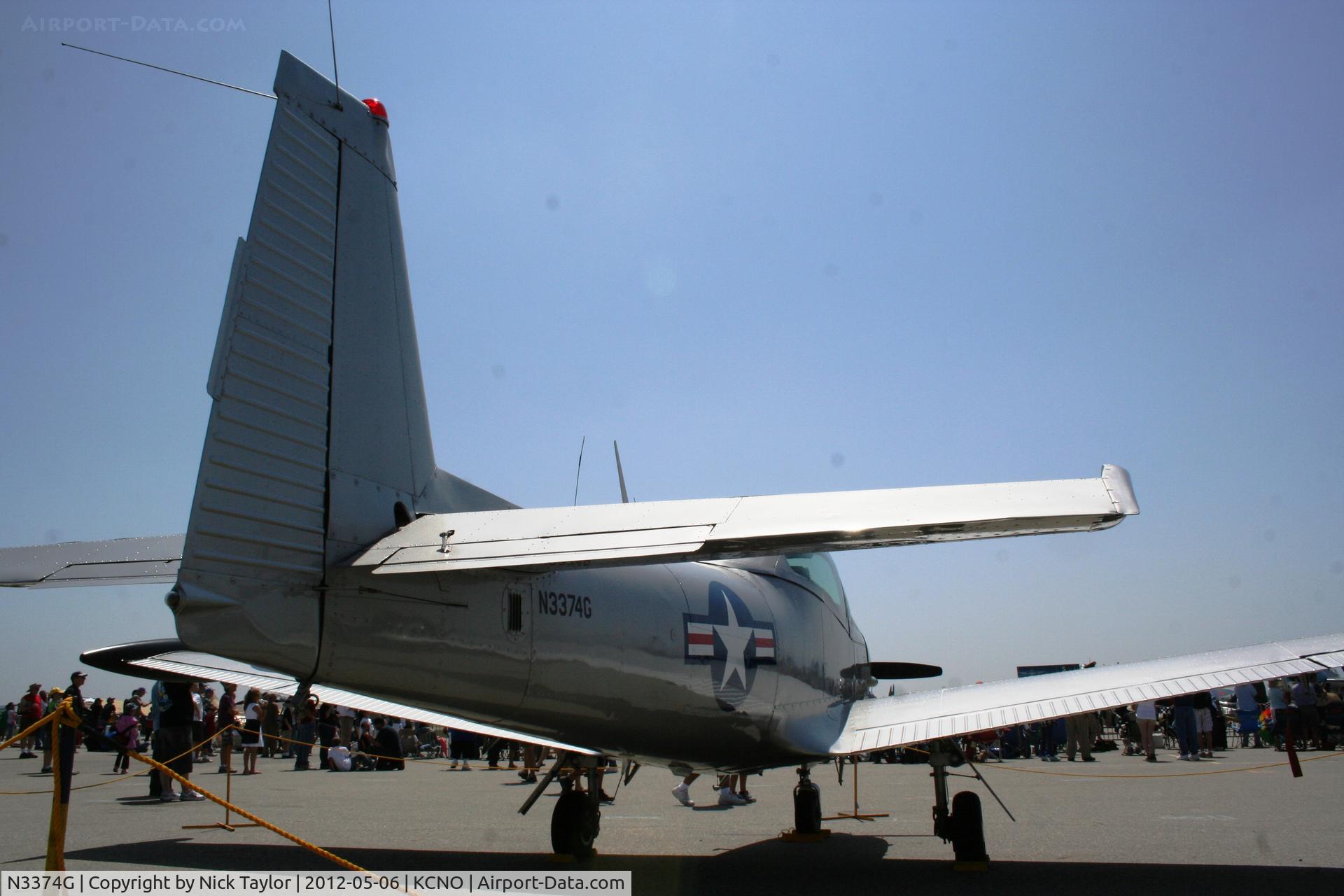 N3374G, 1948 Ryan Navion C/N NAV-4-1280, On display