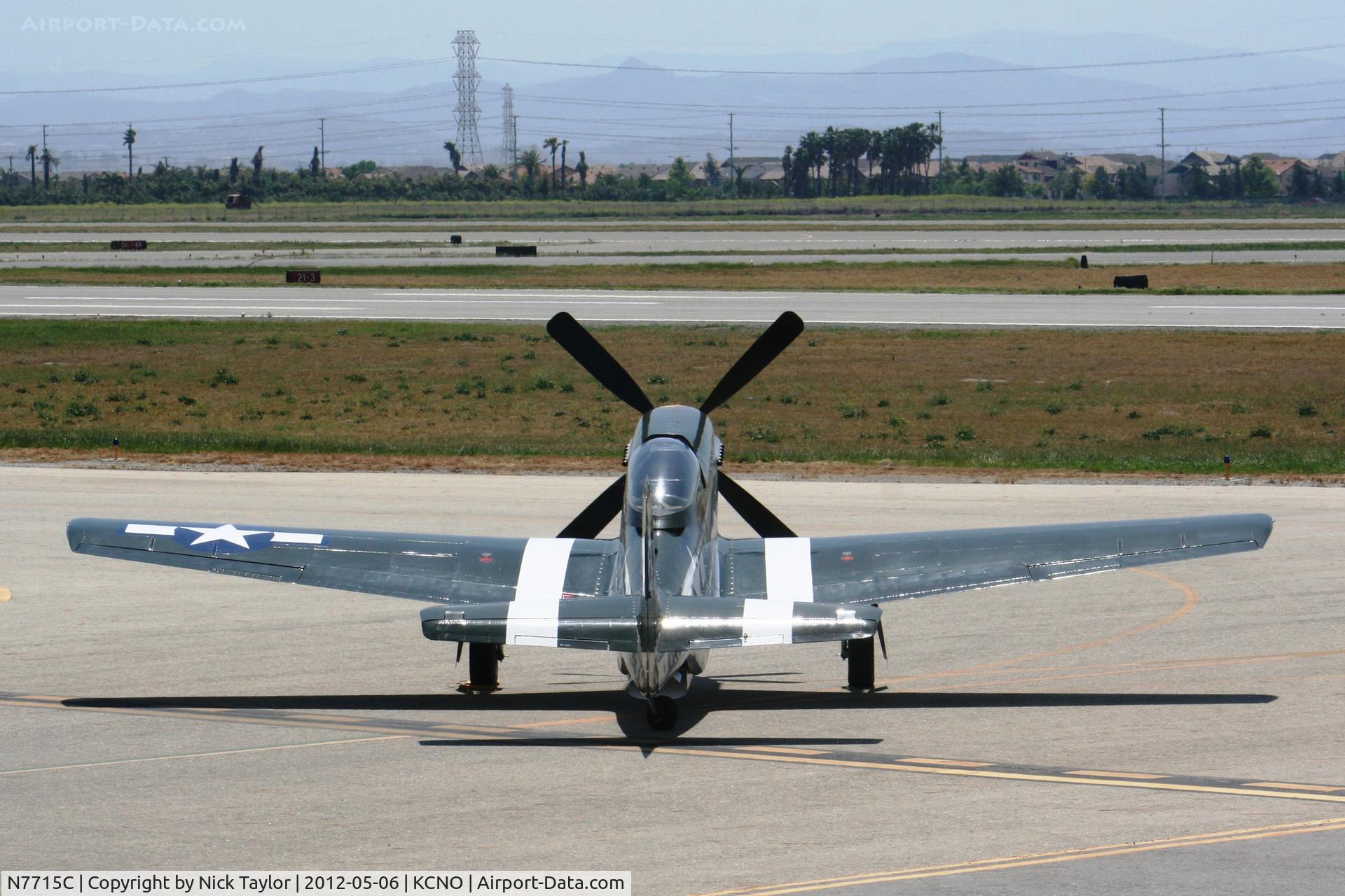 N7715C, 1944 North American P-51D C/N 44-84961A (124-44817), Wee Willy II