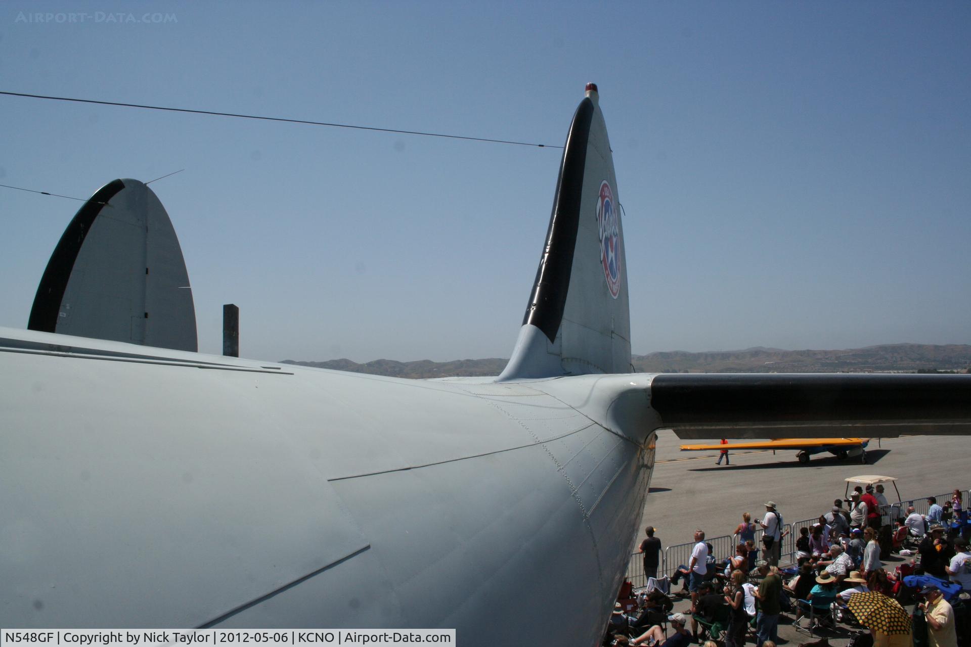 N548GF, 1955 Lockheed EC-121T Warning Star C/N 4363, Tail section