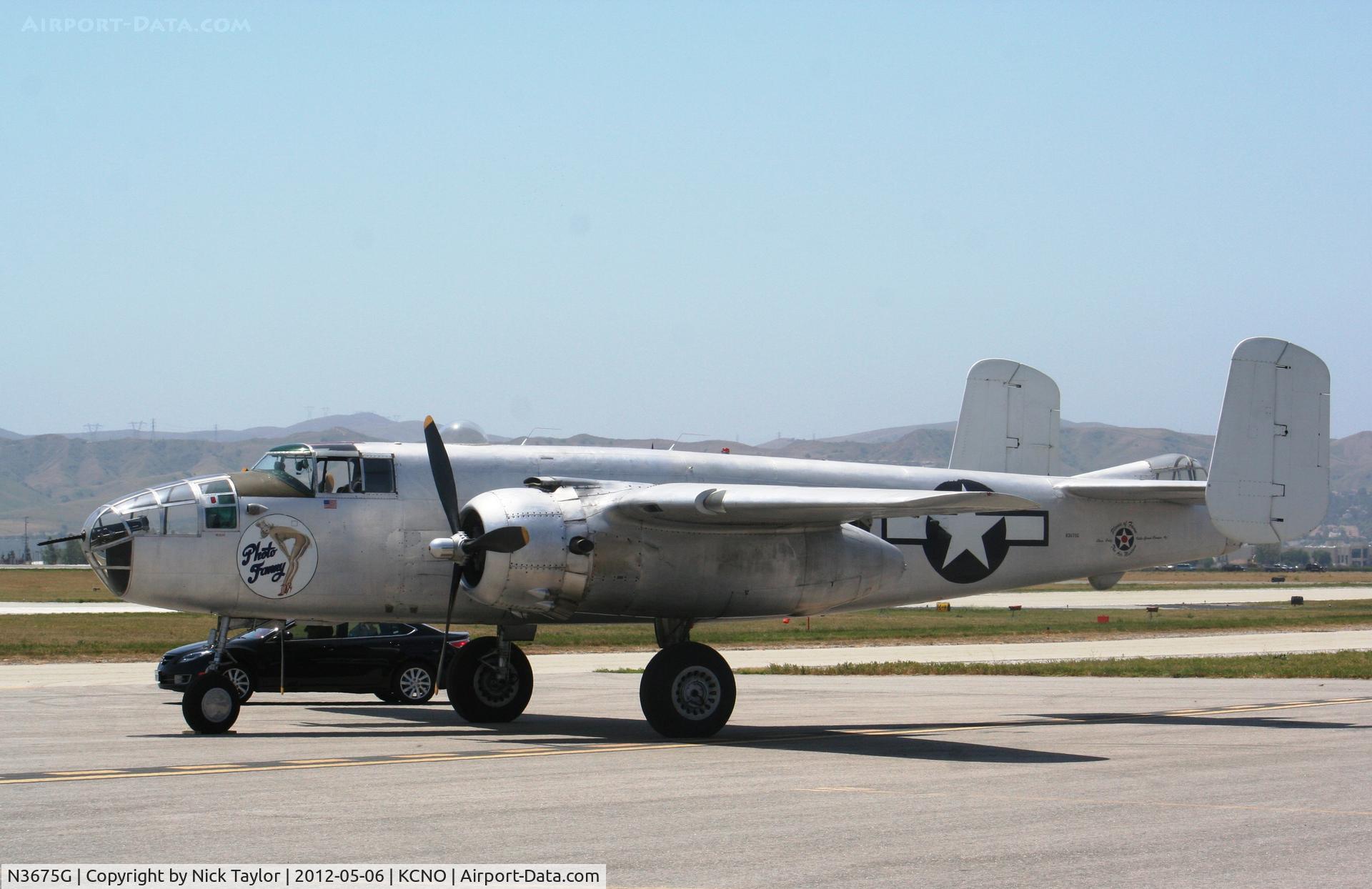 N3675G, 1944 North American B-25J Mitchell Mitchell C/N 108-33698, Photo Fanny