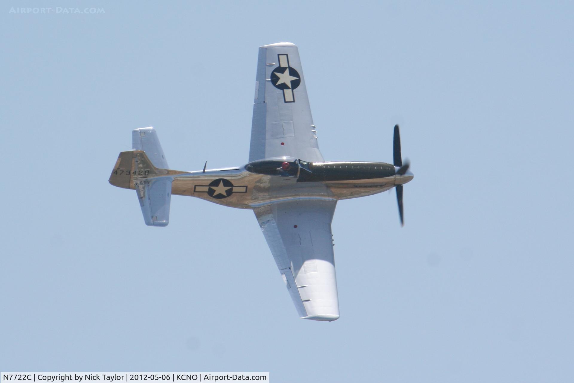 N7722C, 1944 North American F-51D Mustang C/N 44-73420, Chino Airshow 2012