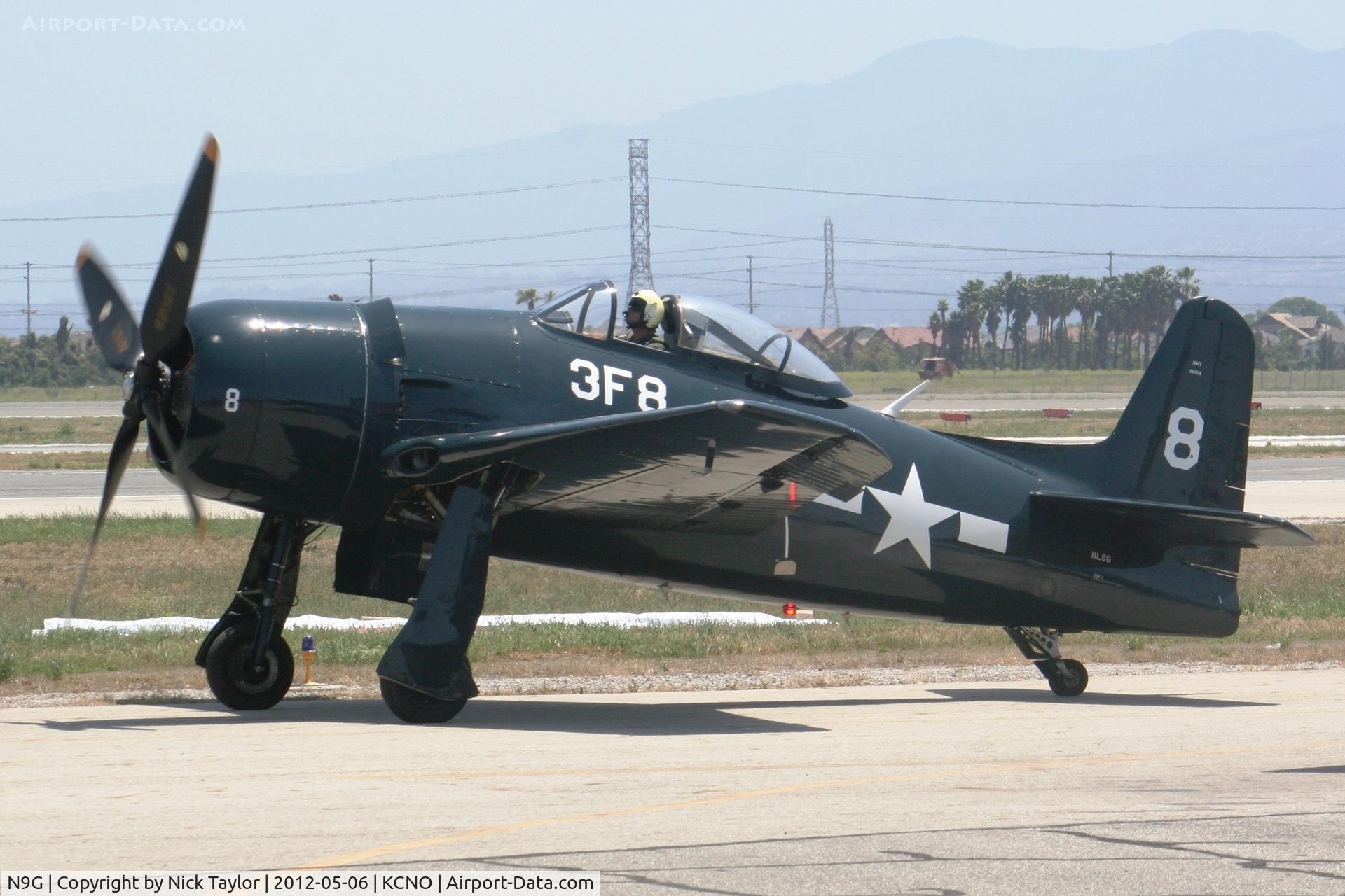 N9G, Grumman F8F-1 Bearcat C/N D.18, Returning to the hot ramp