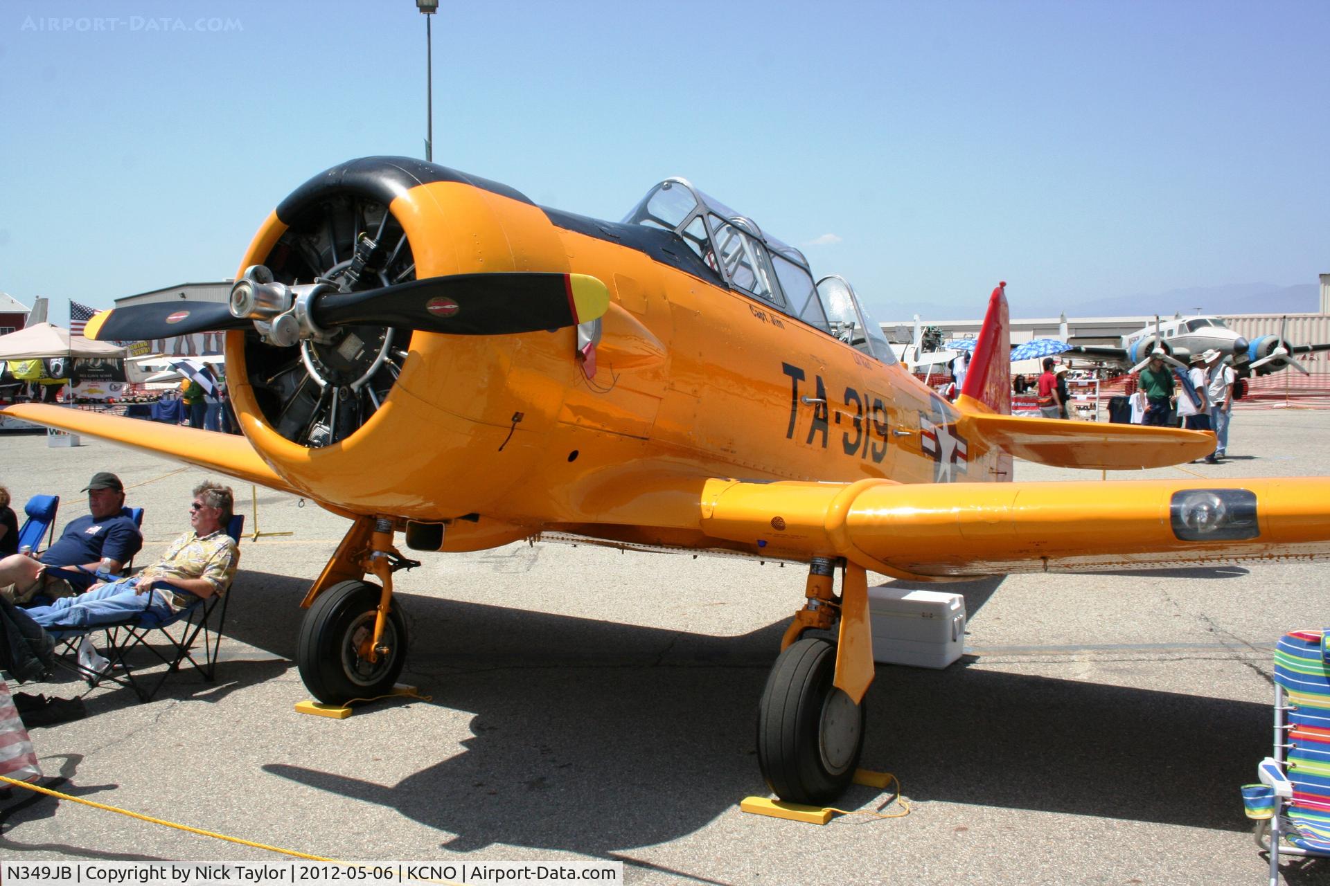 N349JB, 1958 North American SNJ-6 Texan C/N 121-43150, Chino Airshow 2012