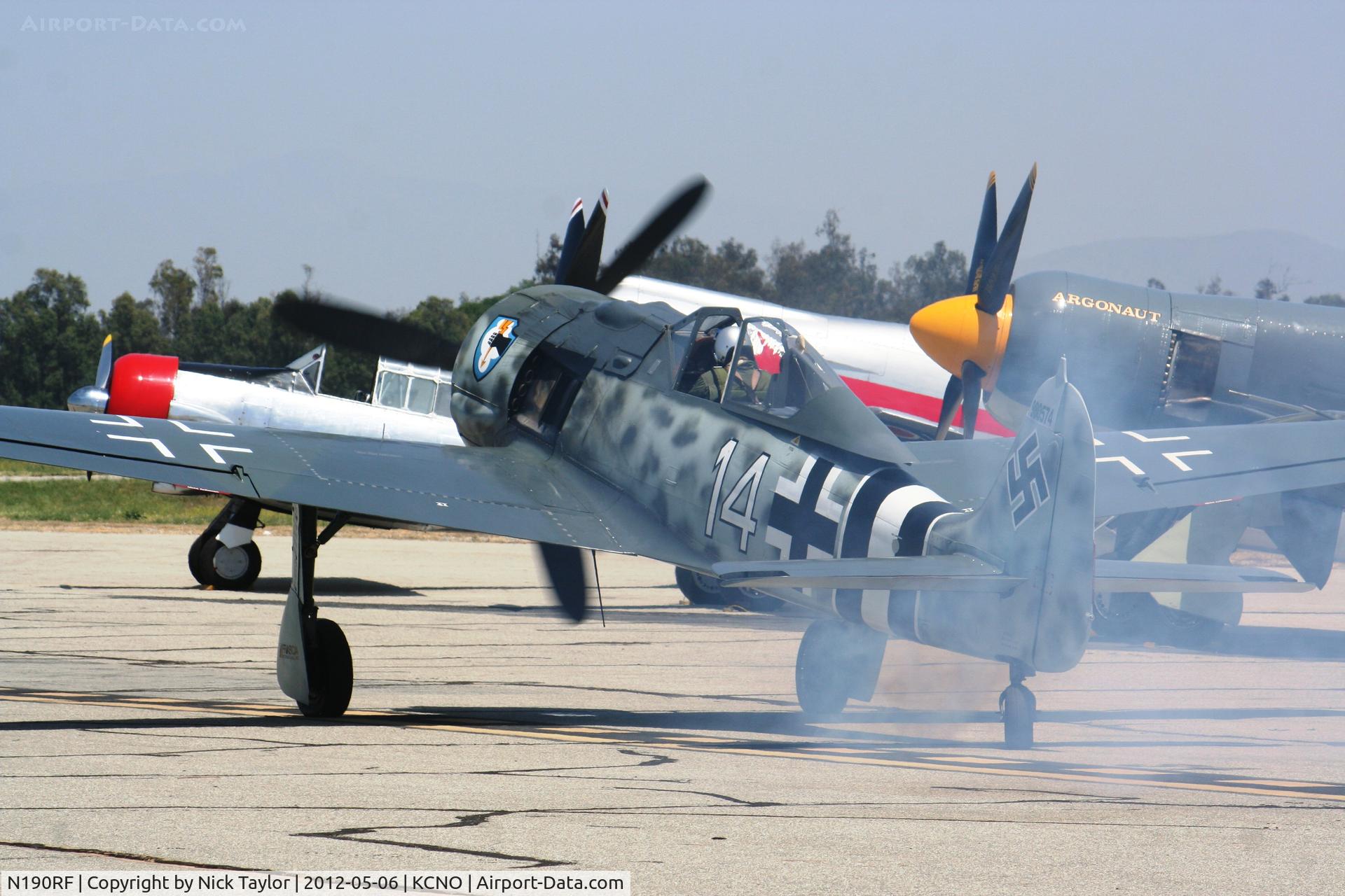 N190RF, Focke-Wulf Fw-190A-9 C/N 980 574, Start up
