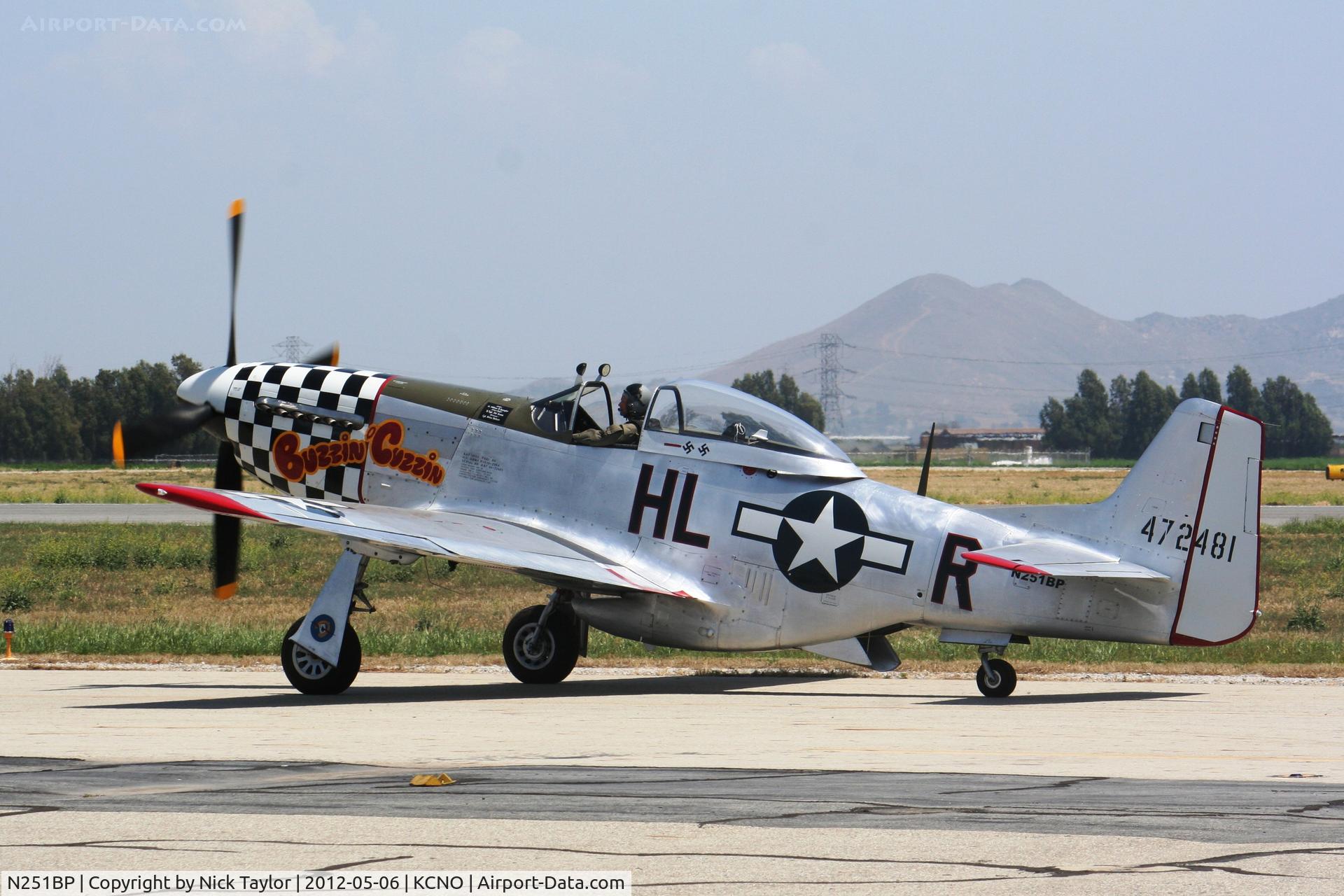 N251BP, 1944 North American P-51D Mustang C/N 44-84753, Buzzin Cousin