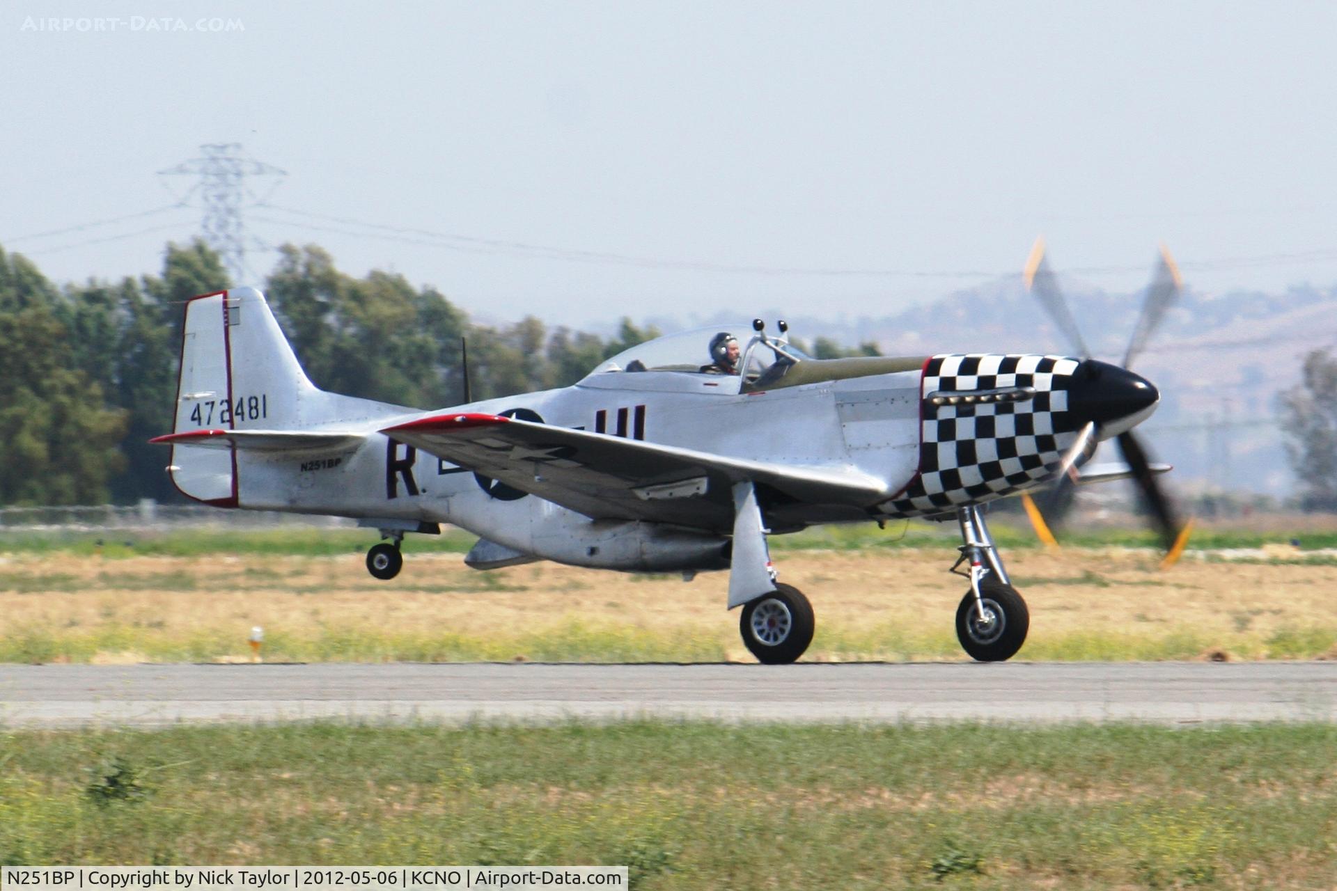 N251BP, 1944 North American P-51D Mustang C/N 44-84753, Taking off