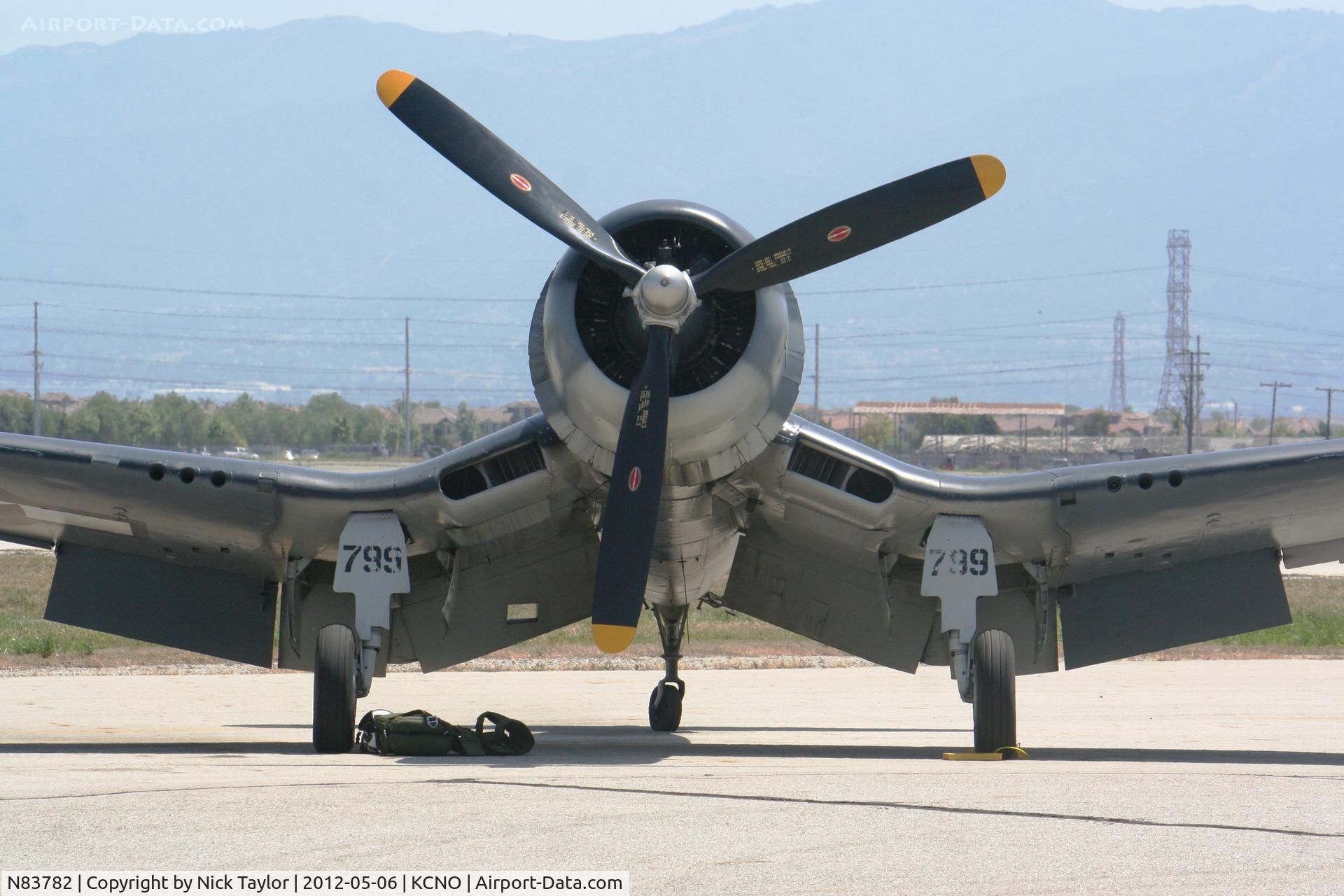 N83782, 1942 Vought F4U-1 Corsair C/N 3884 (Bu 17799), POF corsair