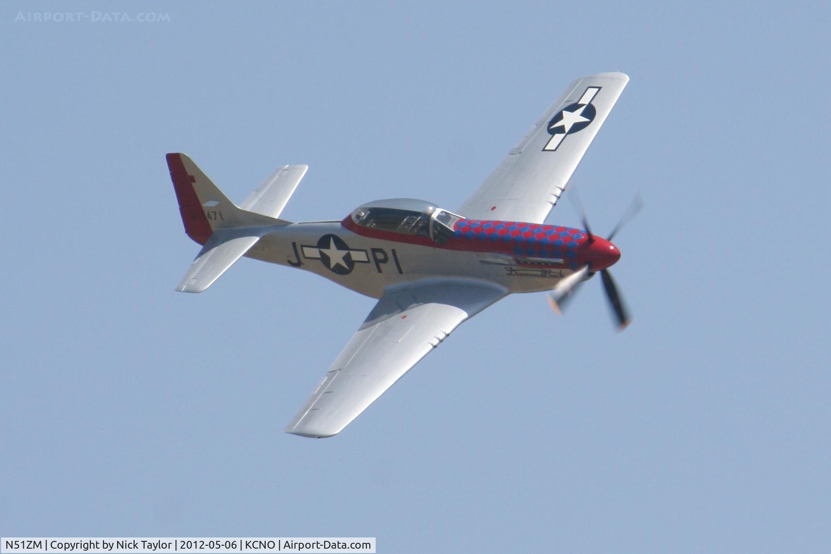 N51ZM, 1945 North American P-51D Mustang C/N 45-11471, You can see the 2nd seat