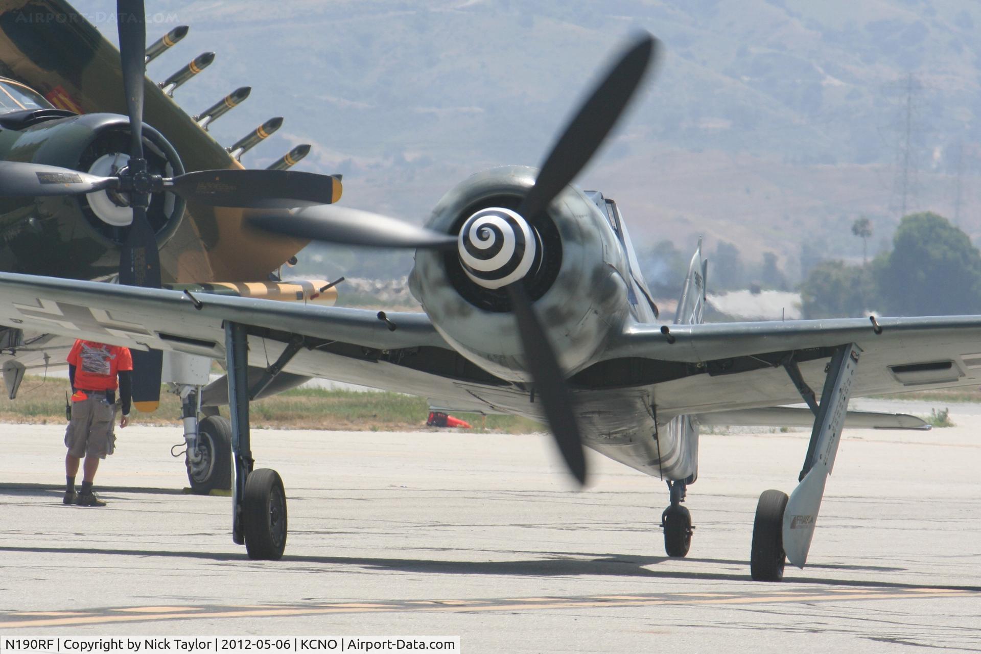 N190RF, Focke-Wulf Fw-190A-9 C/N 980 574, Focke Wulf returning
