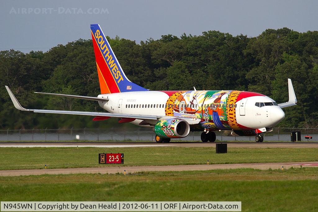 N945WN, 2010 Boeing 737-7H4 C/N 36660, Southwest Airlines 