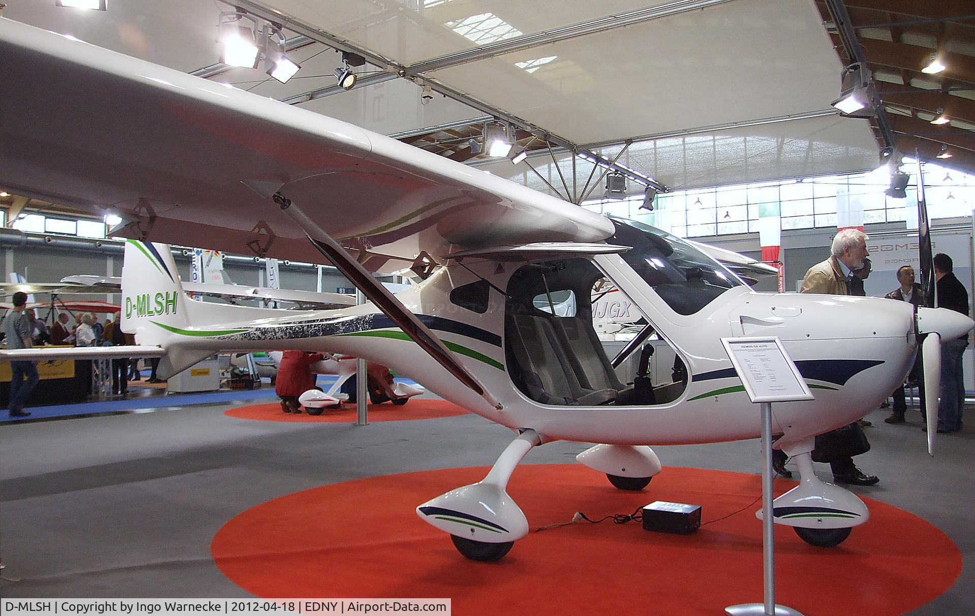 D-MLSH, Remos GX eLITE C/N 393, Remos GX eLITE at the AERO 2012, Friedrichshafen