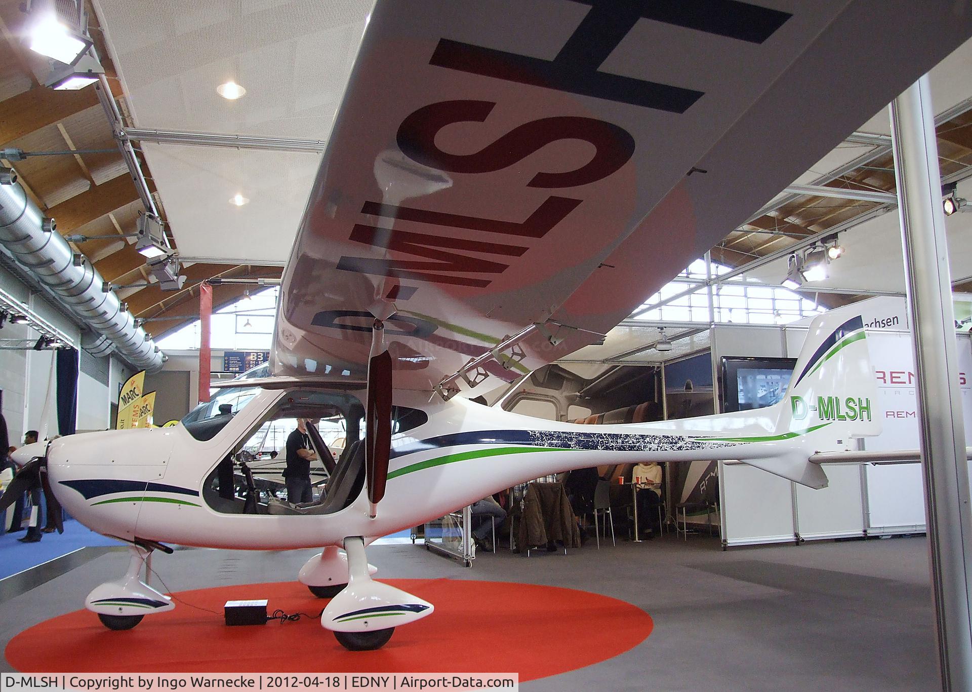 D-MLSH, Remos GX eLITE C/N 393, Remos GX eLITE at the AERO 2012, Friedrichshafen