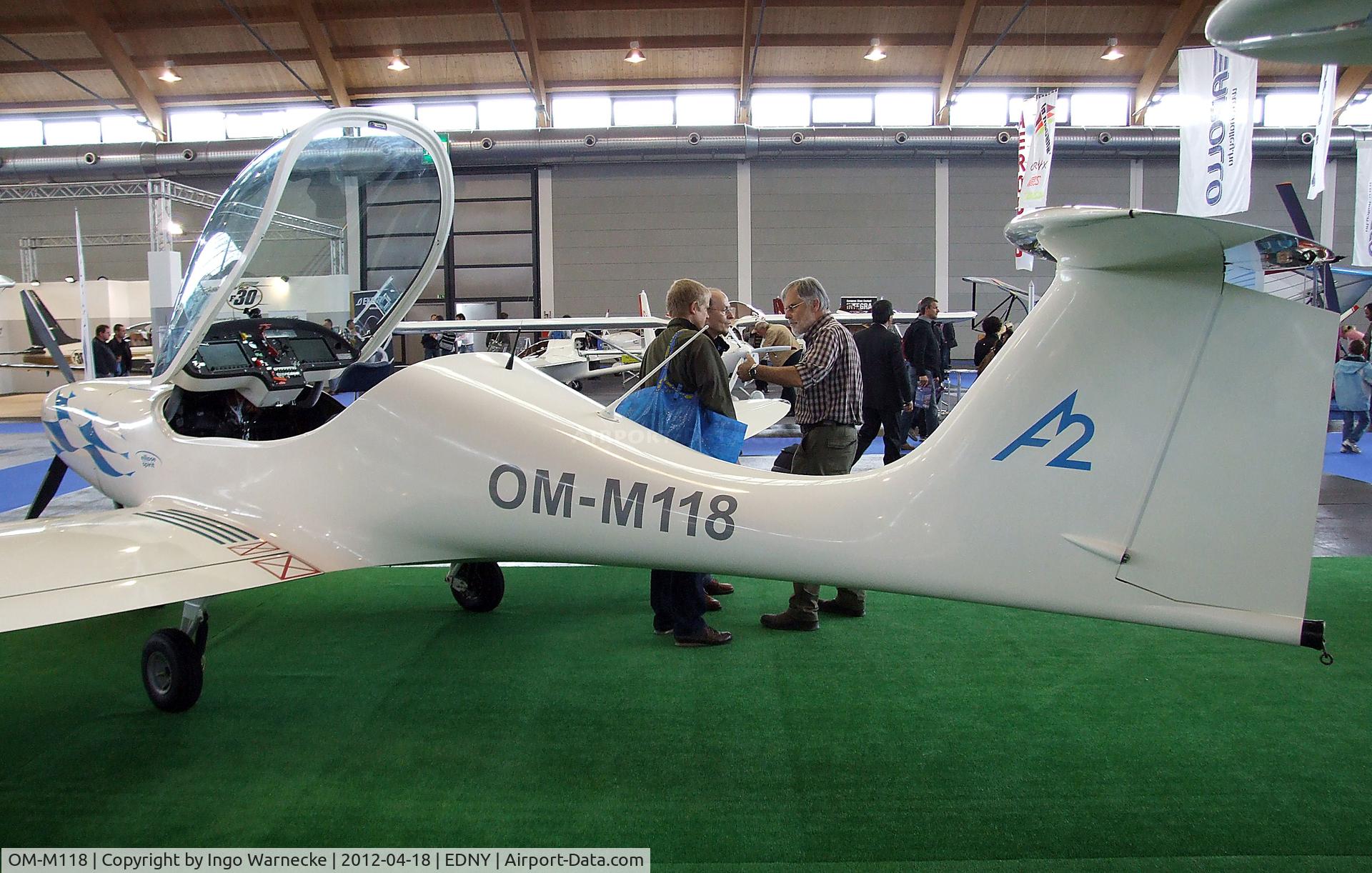 OM-M118, Ellipse Spirit E-LSA (RG) C/N 01, Ellipse Spirit E-LSA (RG) at the AERO 2012, Friedrichshafen
