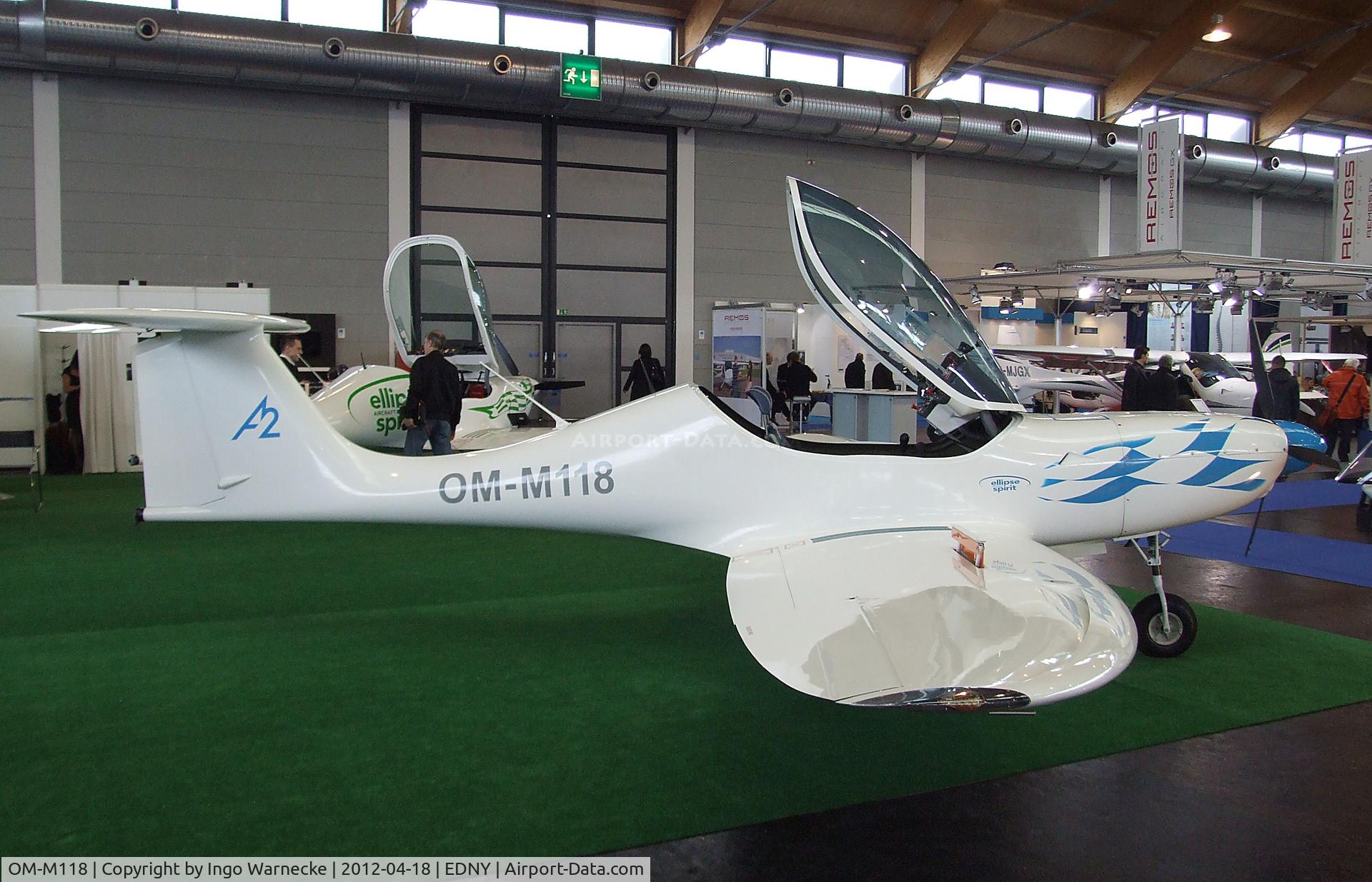 OM-M118, Ellipse Spirit E-LSA (RG) C/N 01, Ellipse Spirit E-LSA (RG) at the AERO 2012, Friedrichshafen