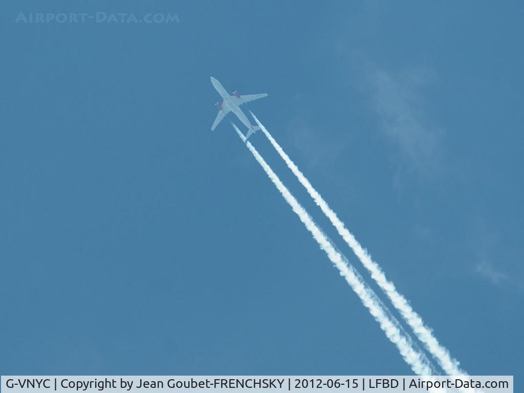 G-VNYC, 2012 Airbus A330-343X C/N 1315, niveau 410, flight test for LIberty Bell