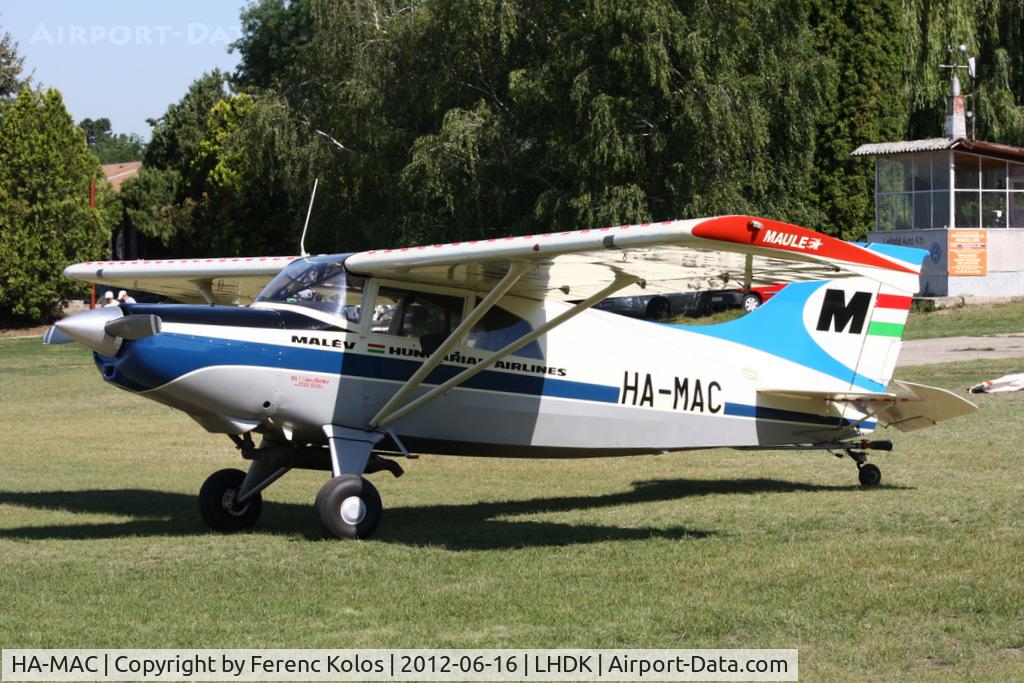 HA-MAC, Maule MX-7-235 Star Rocket C/N 10070C, Dunakeszi