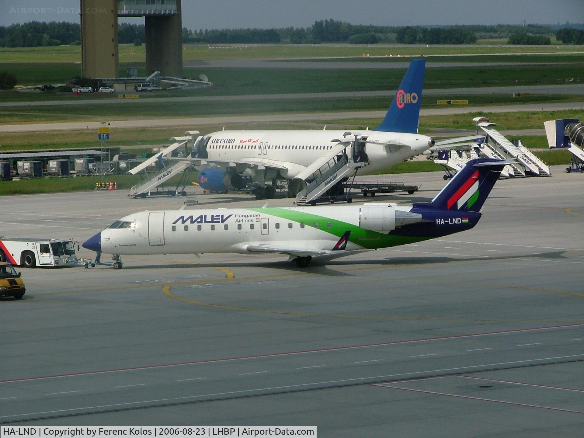 HA-LND, 2003 Bombardier CRJ-200ER (CL-600-2B19) C/N 7807, Ferihegy